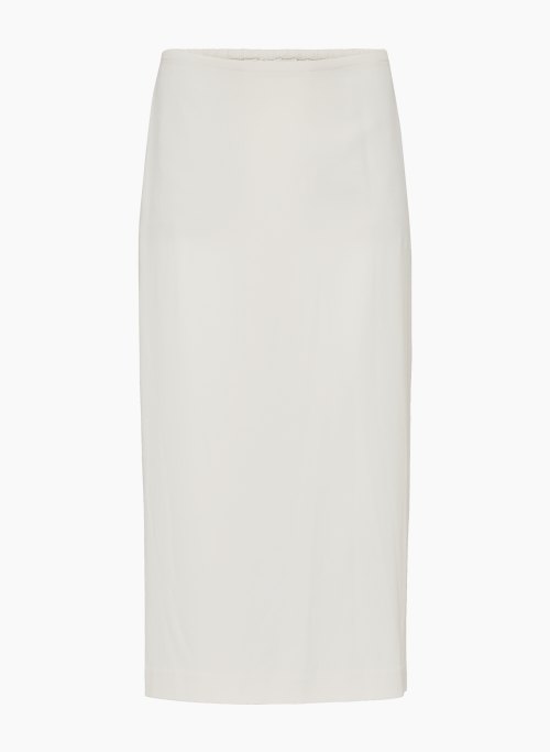 IMMACULATE SKIRT - Mid-rise crepe skirt