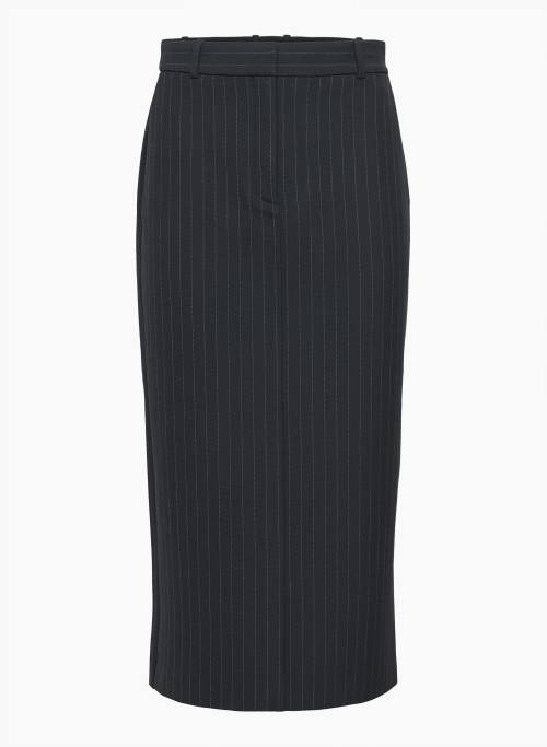 CHISEL MAXI SKIRT - Softly structured maxi pencil skirt