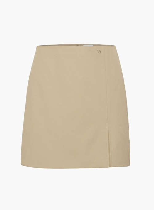 TATIANA SKIRT - High-rise mini skirt made with recycled materials