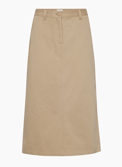 MIKO SKIRT - Organic cotton low-rise A-line skirt