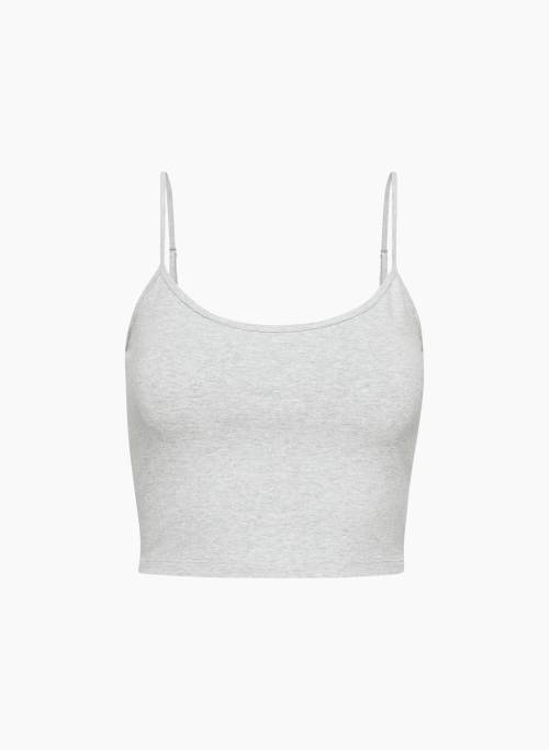 HOLD-IT™ NEW KARELIS CROPPED TANK - Stretch cotton-jersey tank top