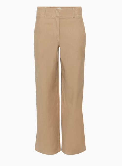 ASCENDANT PANT - High-waisted cotton sateen utility pants
