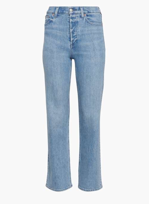 THE ARLO HI-RISE STRAIGHT JEAN - High-waisted straight jeans
