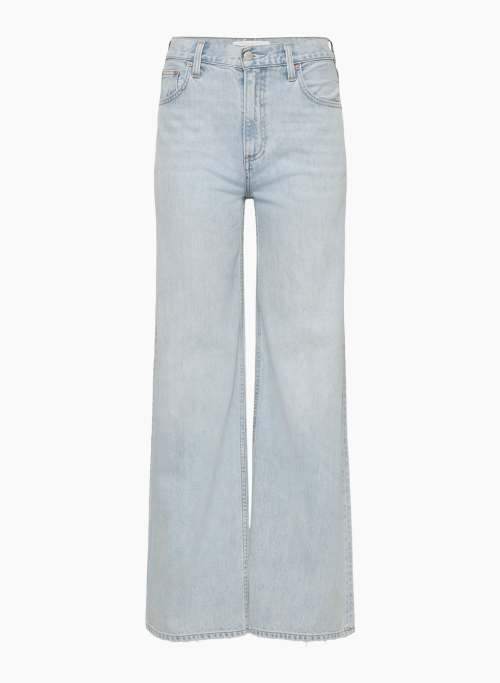 THE '90S RELAXED MID-RISE WIDE JEAN - Lightweight relaxed high-rise jeans