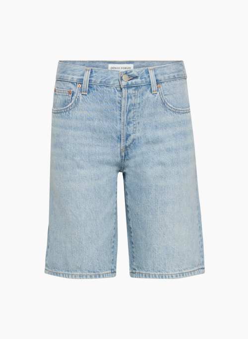 THE '90S CINDY BERMUDA DENIM SHORT - Relaxed-fit denim bermuda shorts