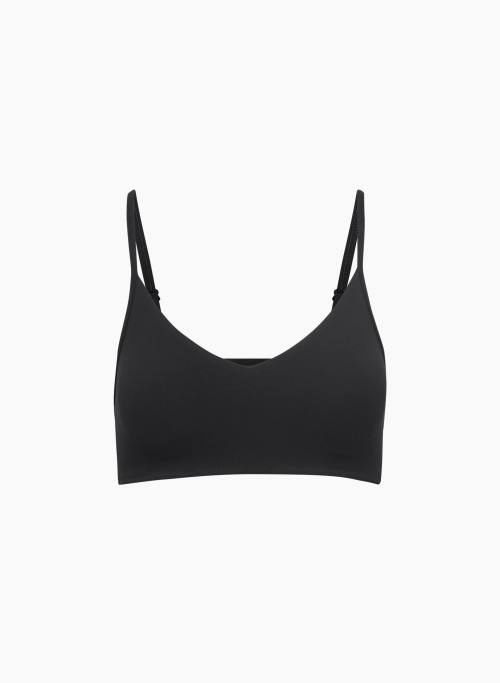 BUTTER HOLD TIGHT BRA TOP - Sweat-wicking lined V-neck bra top