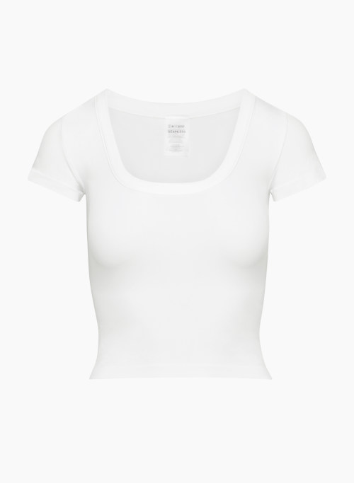 SINCH SMOOTH WILLOW SCOOPNECK T-SHIRT - Seamless scoopneck shortsleeve tee