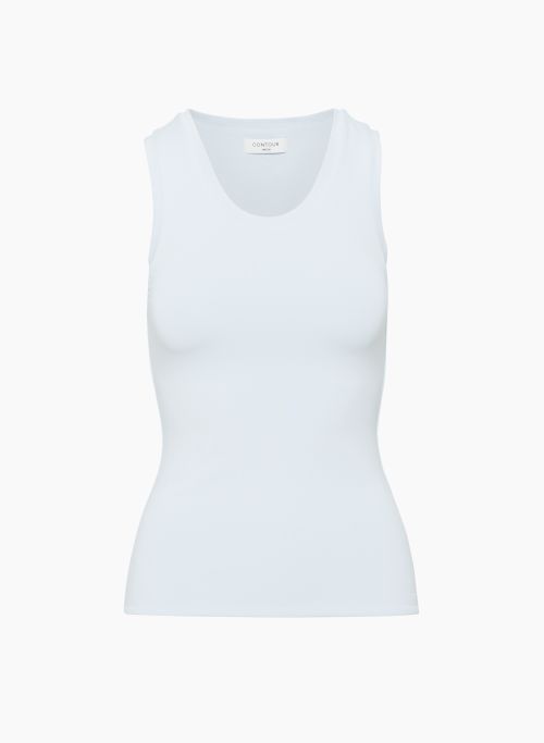 CONTOUR BUSY TANK - Smoothing scoopneck tank top