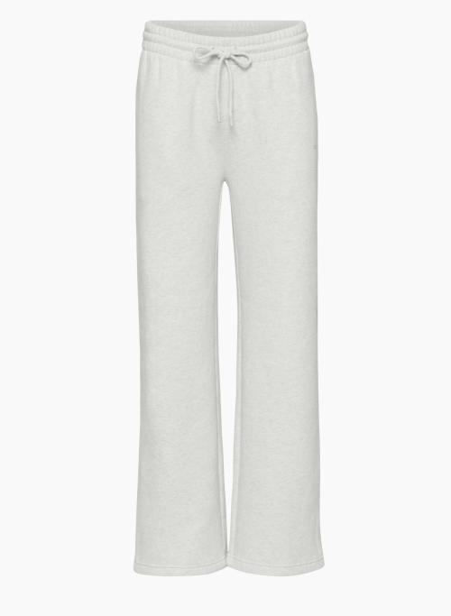 COZY FLEECE BOYFRIEND BASIC WIDE SWEATPANT - Perfected wide-leg fleece sweatpants