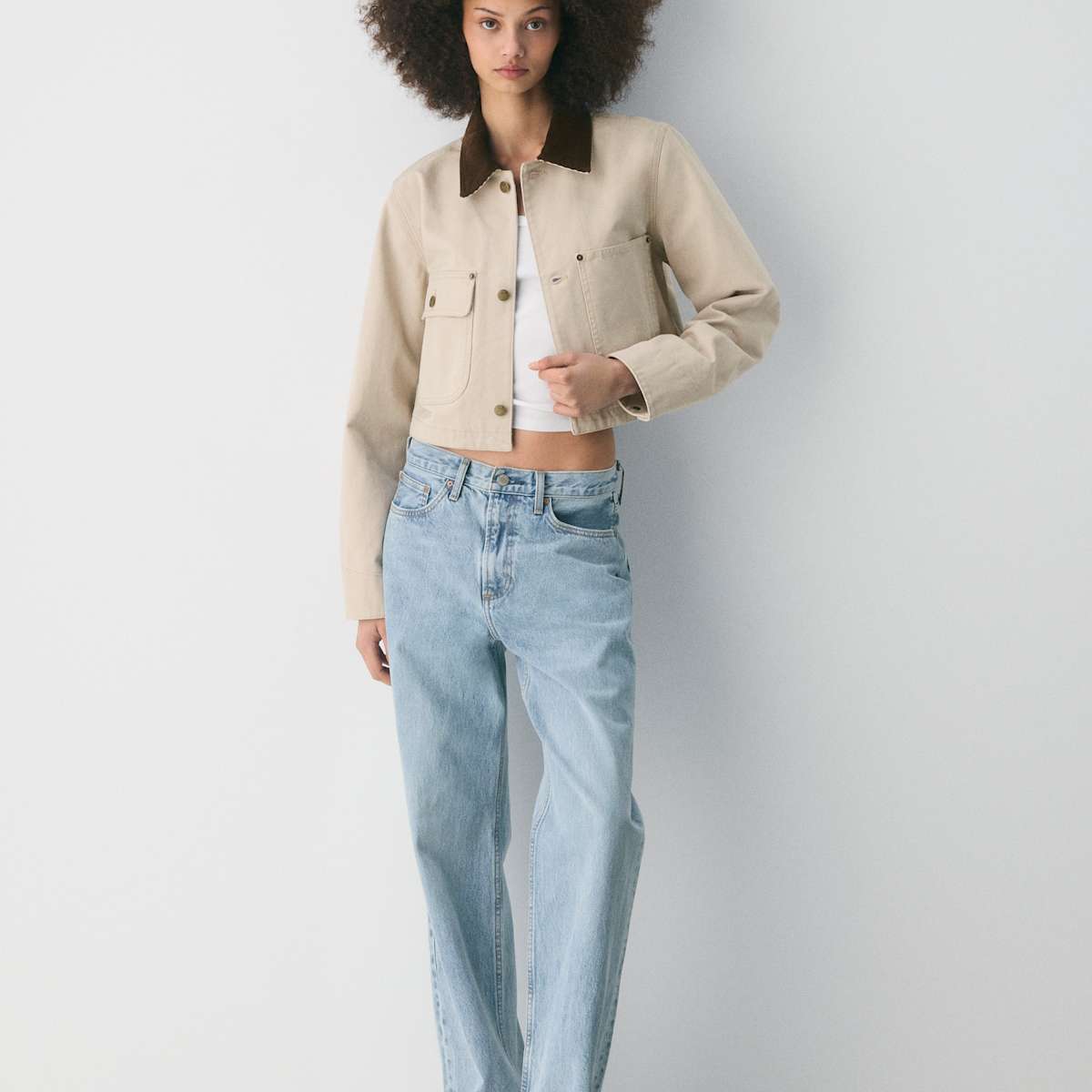Barnett Lighweight Cropped Chore Jacket