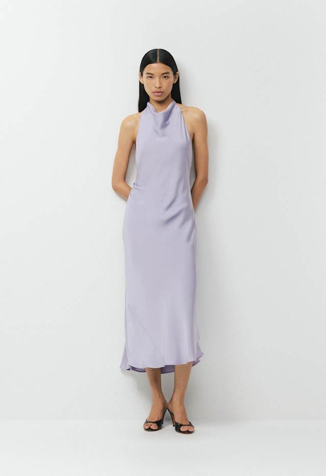 Aritzia — Refine Shine Audience Maxi Halter Dress