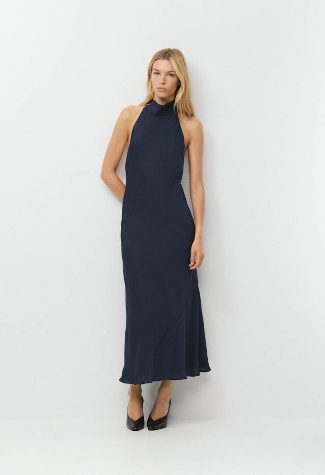 Aritzia — Tidal Satin Halter Dress