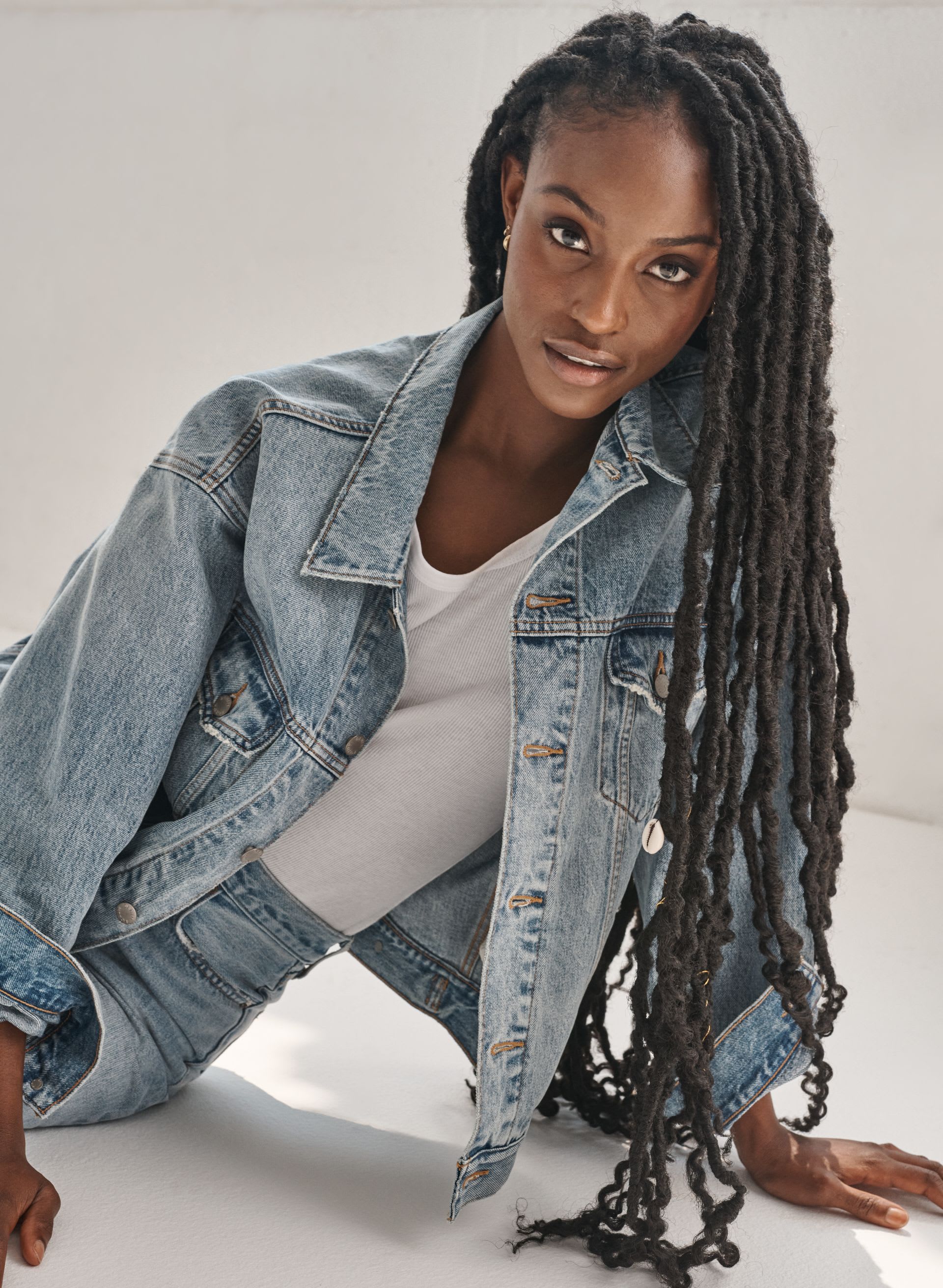Denim Forum The Ali Denim Jacket | Aritzia INTL