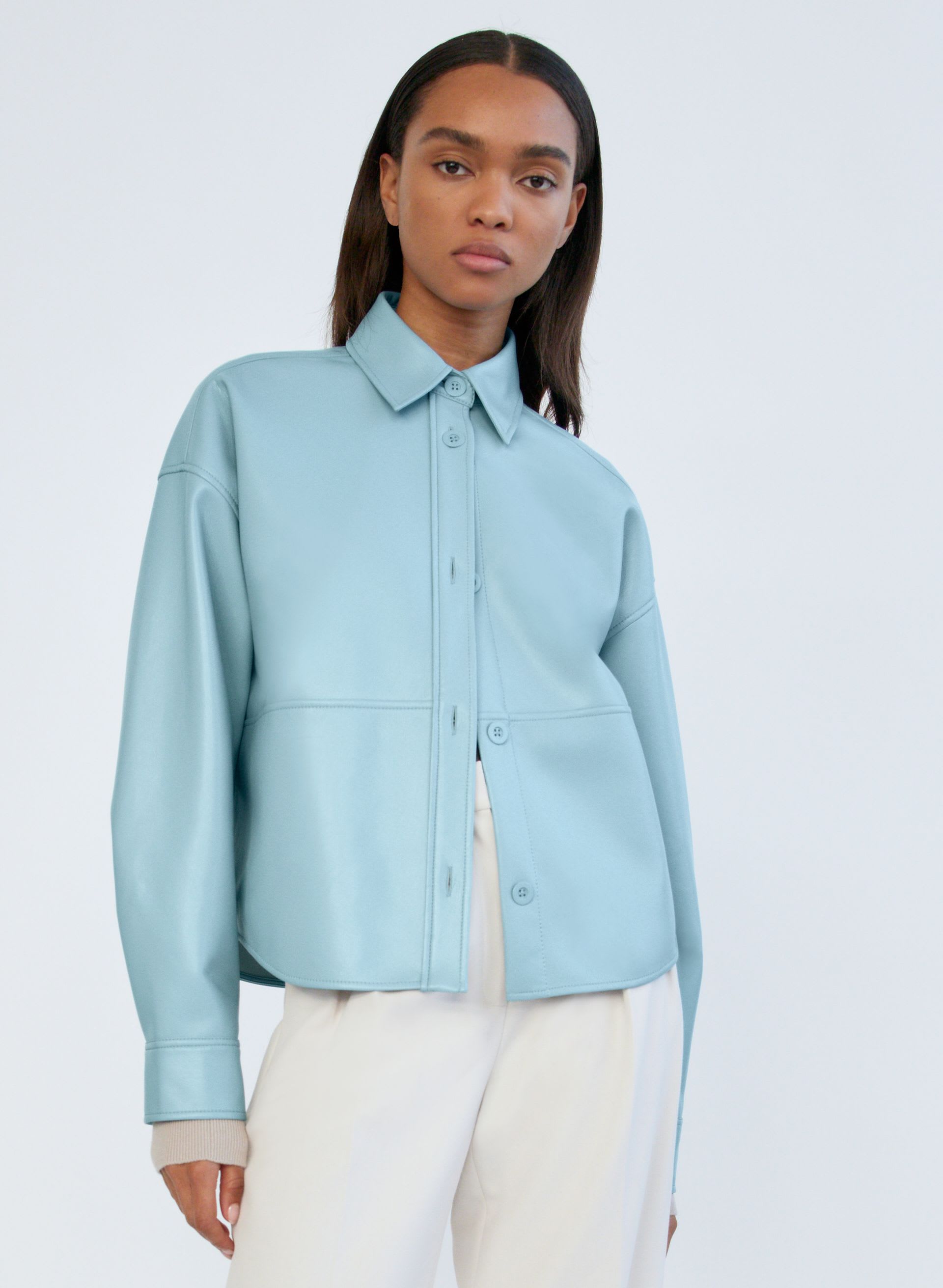 Pelli Hip Shirt Jacket | Aritzia US