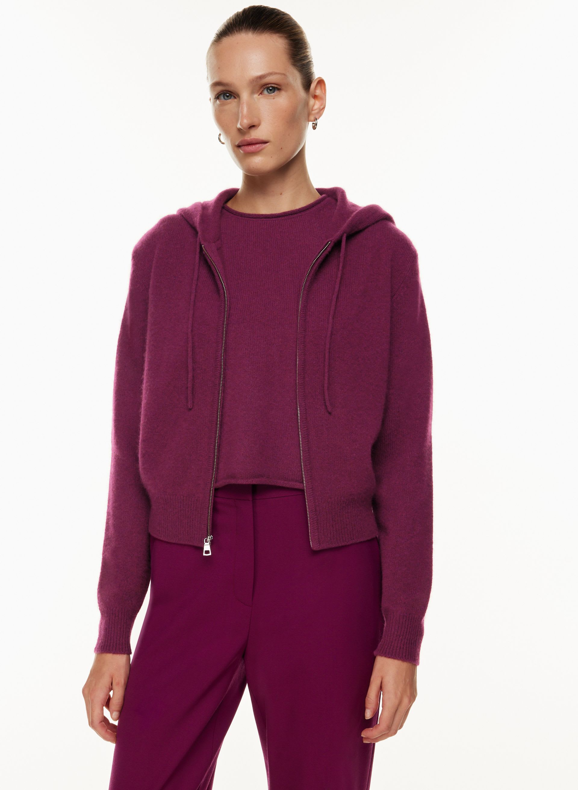 Luxe Cashmere Zip-Up | Aritzia CA