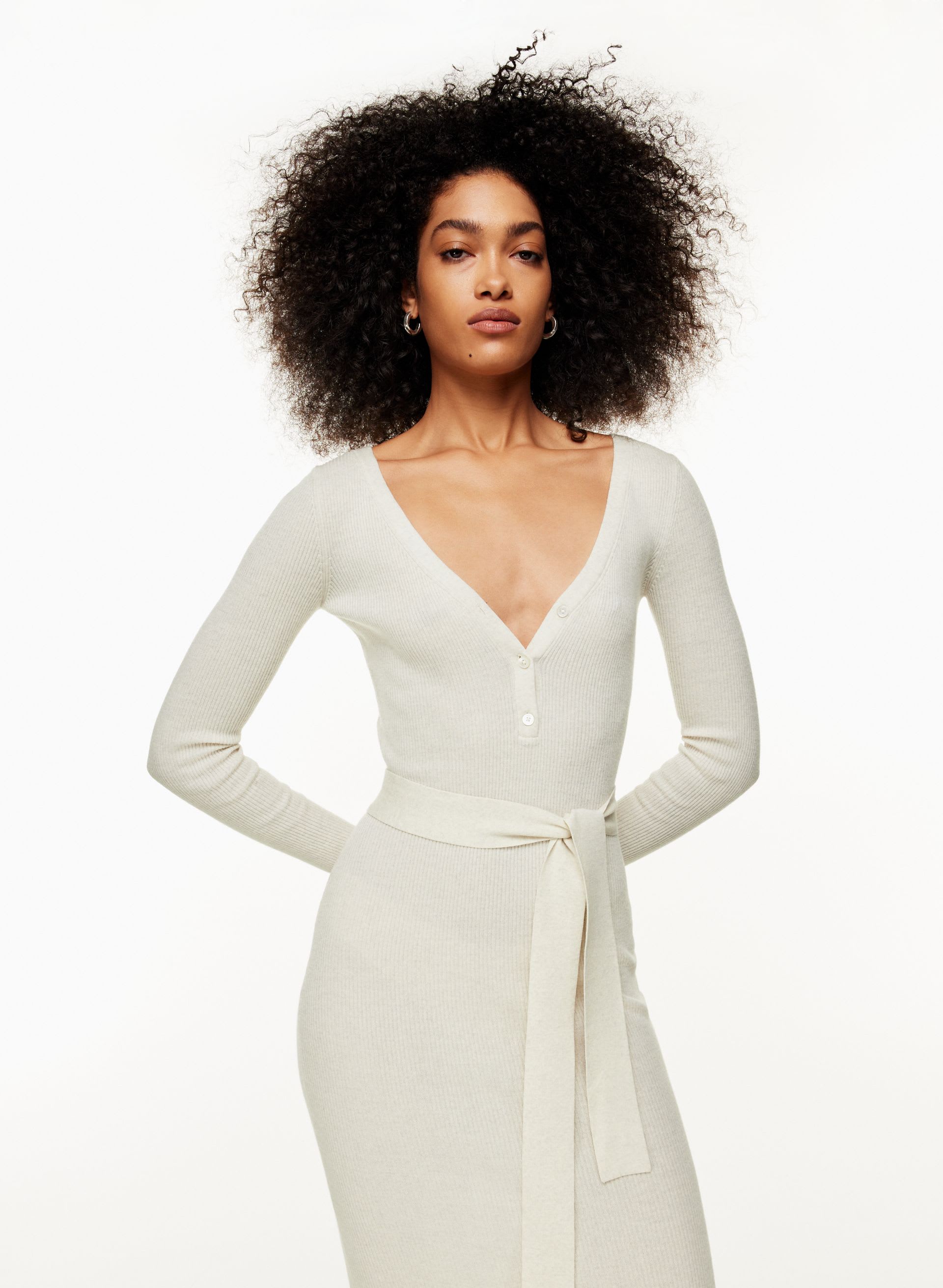 Henley Sweater Dress | Aritzia US