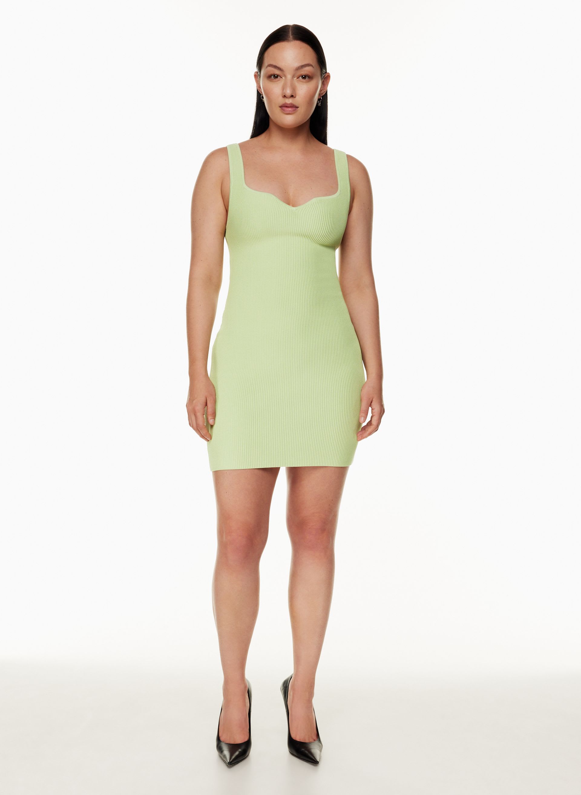 Sculpt Knit Notch Dress | Aritzia US