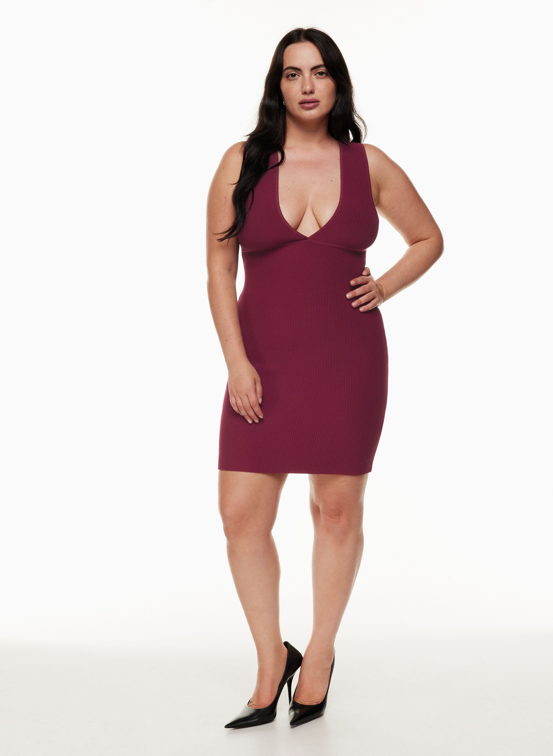 Deep V Dress | Aritzia CA
