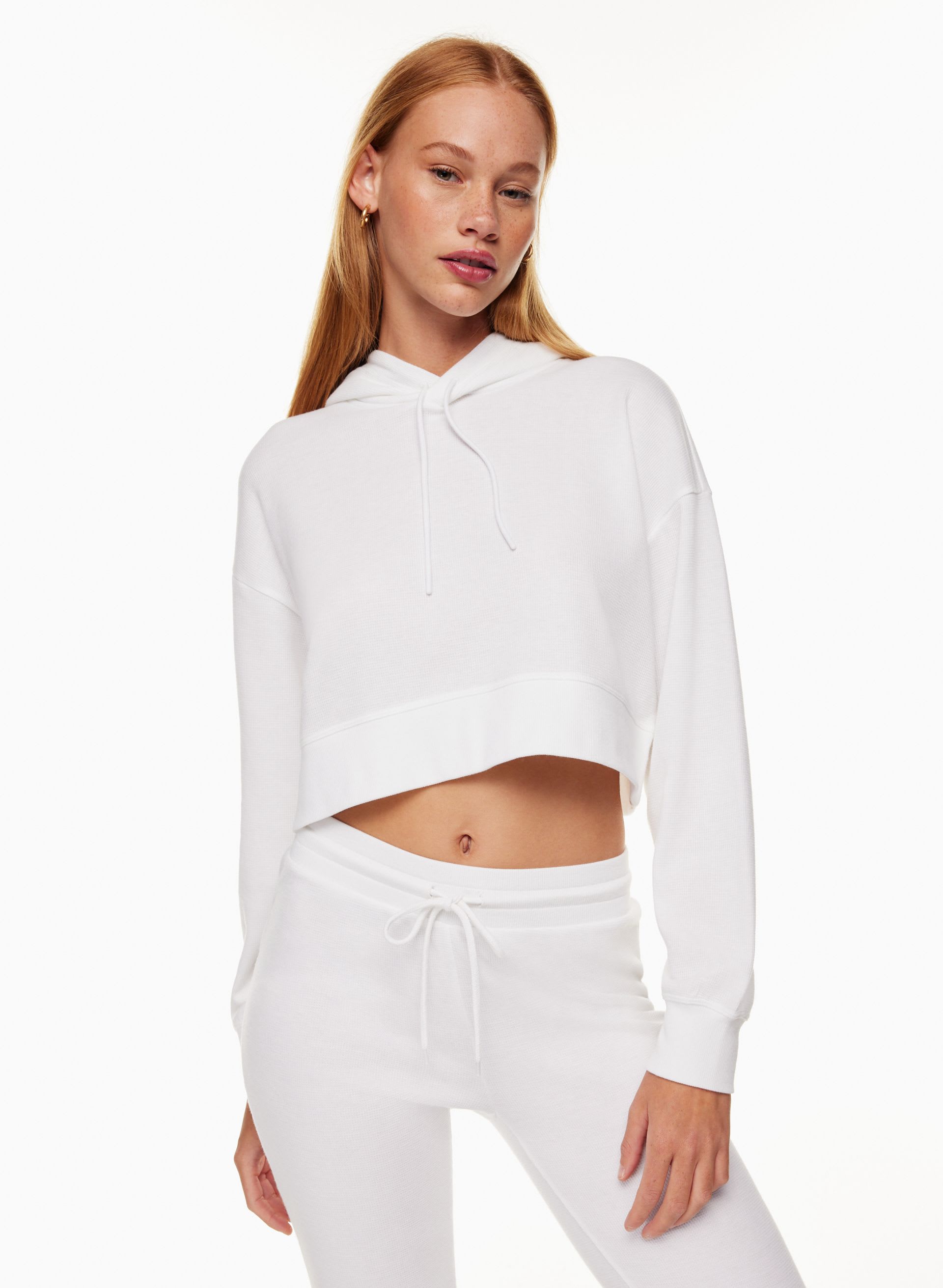 Baby Waffle Relaxed Hoodie | Aritzia US