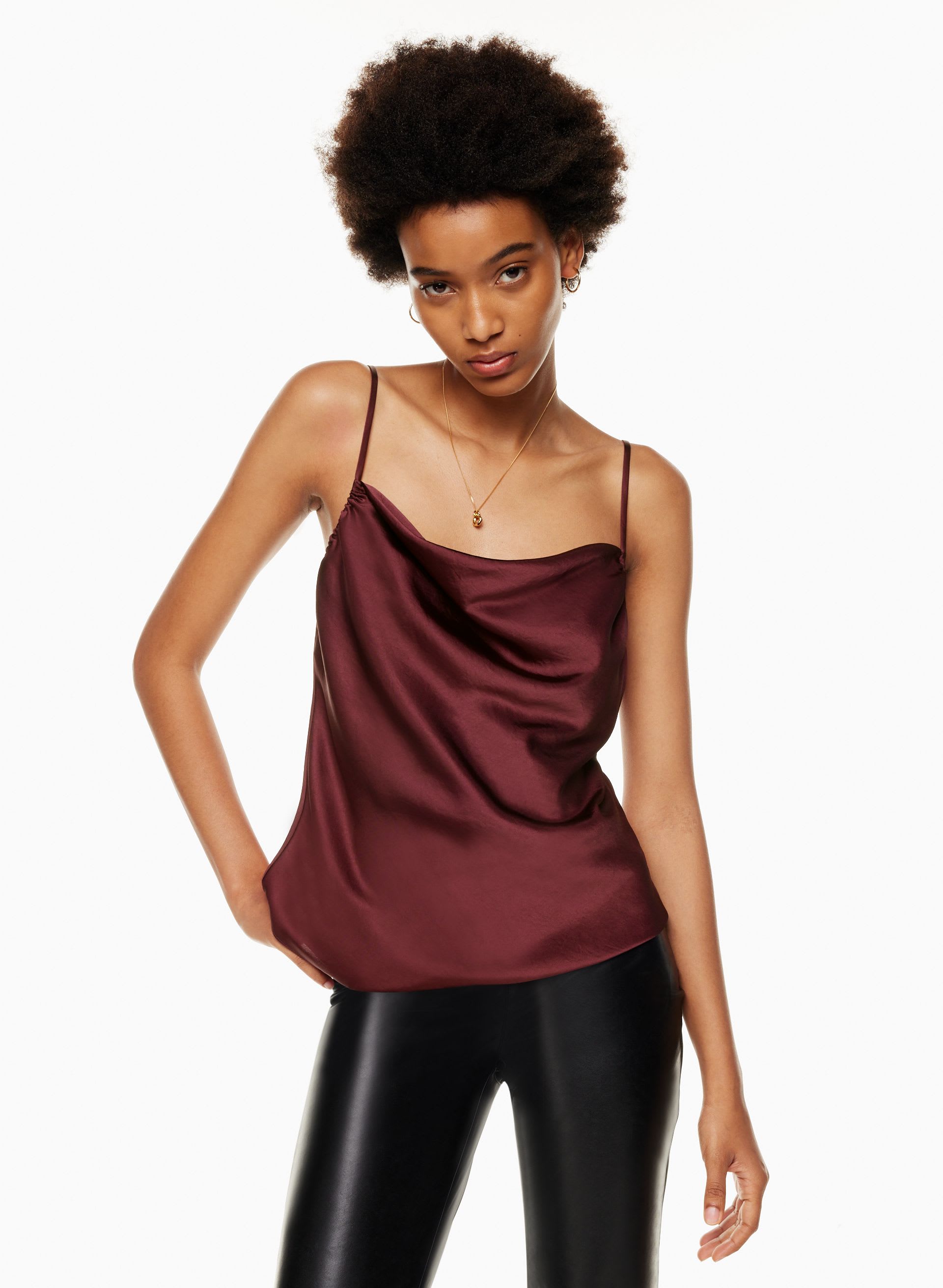 Allusion Satin Camisole | Aritzia CA