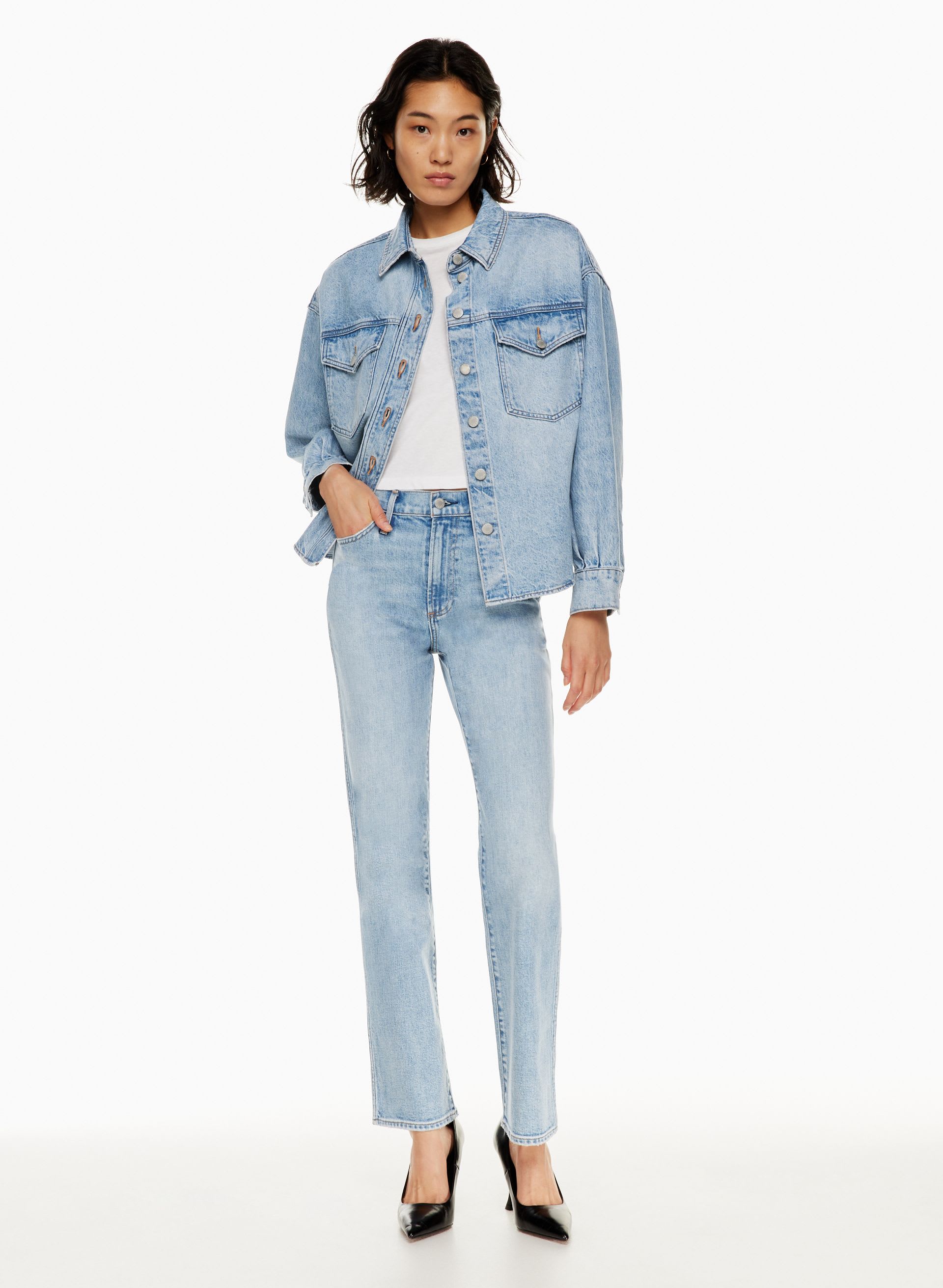 Denim Forum The Nico Shirt Jacket | Aritzia CA