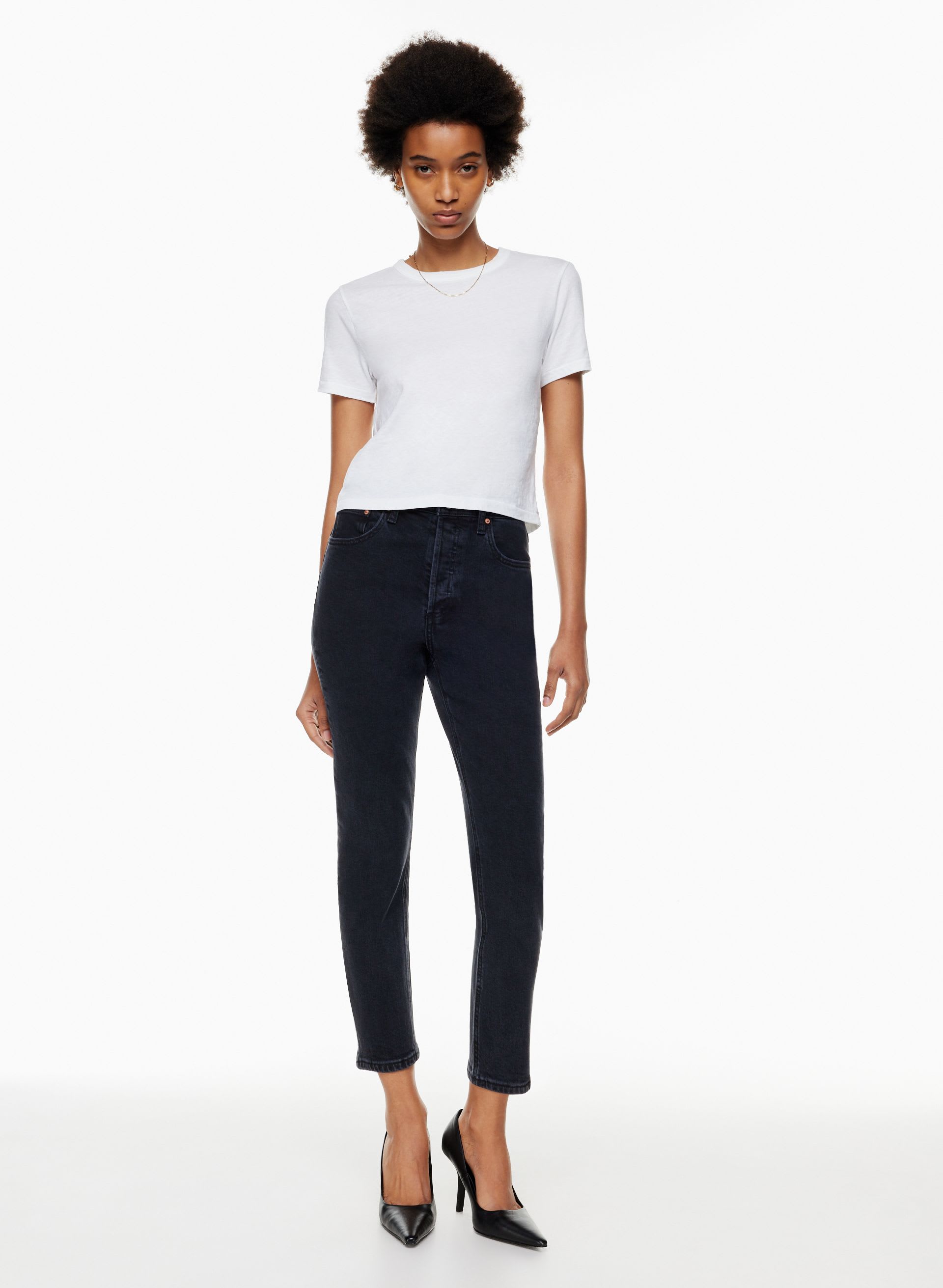 Denim Forum The Yoko High Rise Slim 26L | Aritzia US
