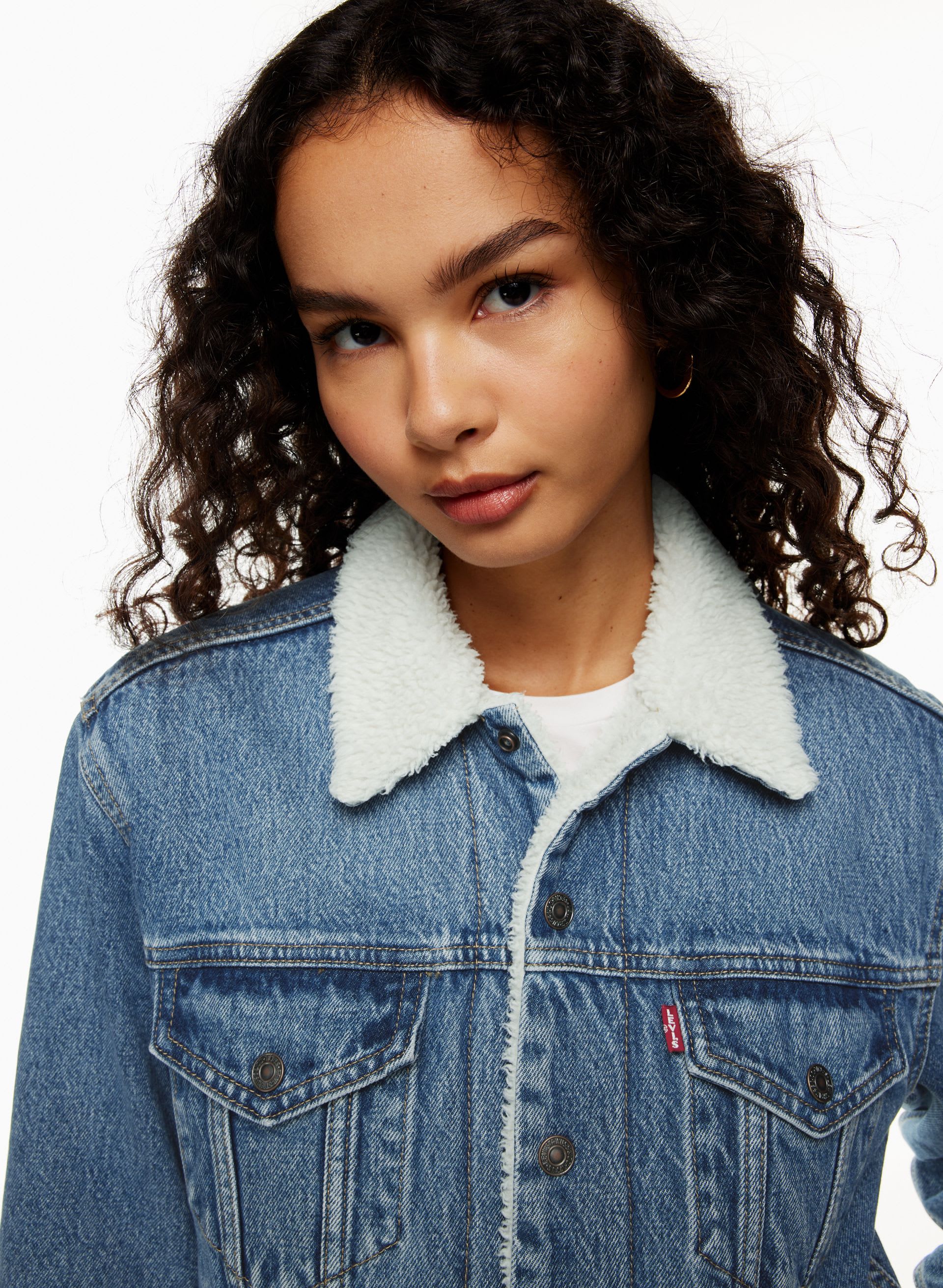 Levi's Ex Bf Sherpa Jacket | Aritzia US