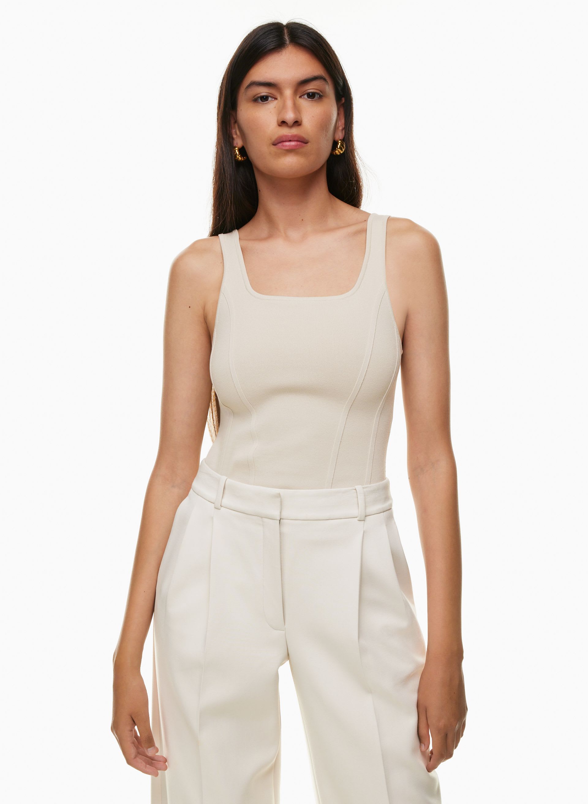 Sculpt Knit Bustier Waist Tank | Aritzia US