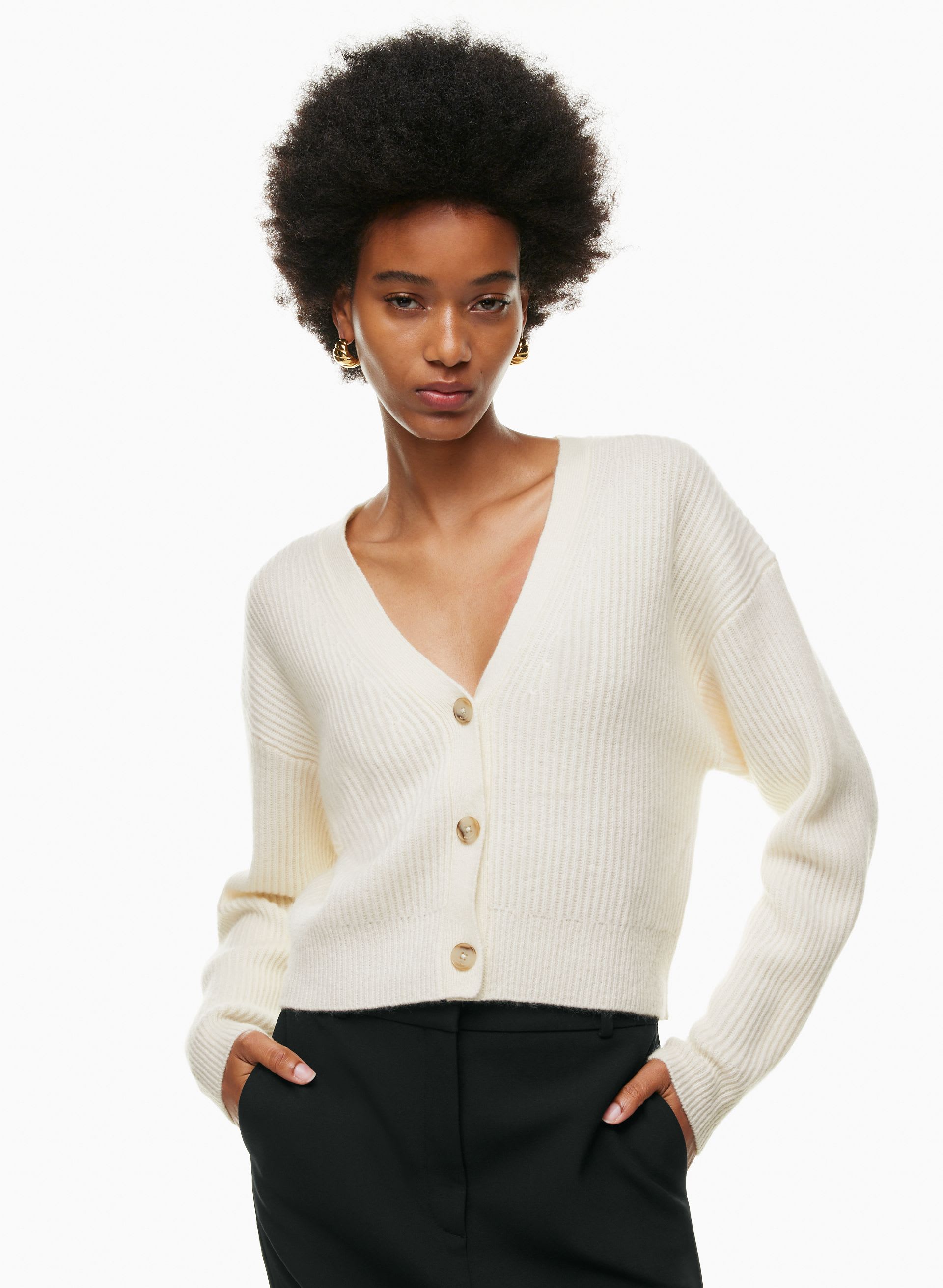 Luxe Cashmere Canberra Cardigan | Aritzia US