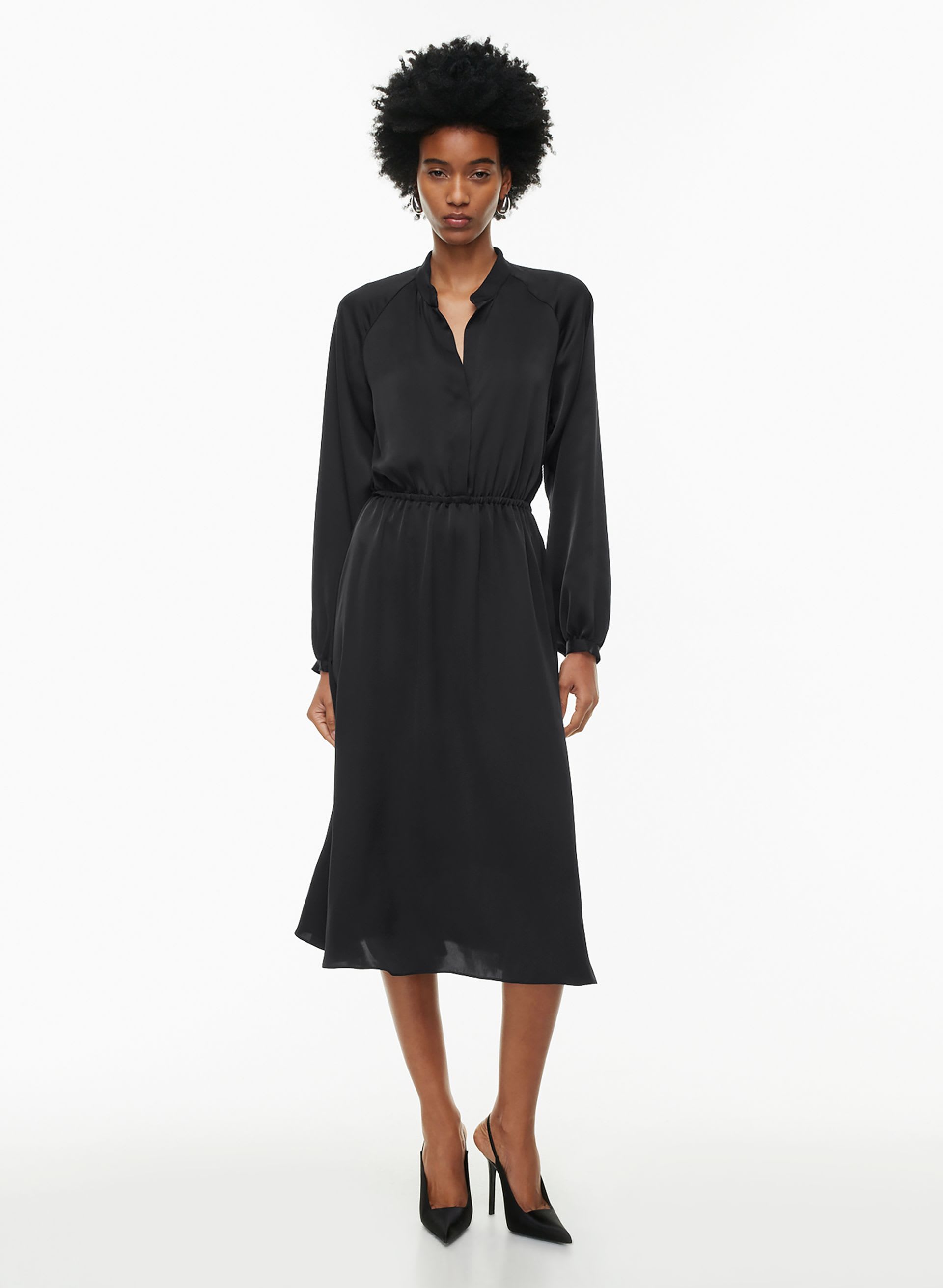 Lexington Satin Midi Dress | Aritzia US