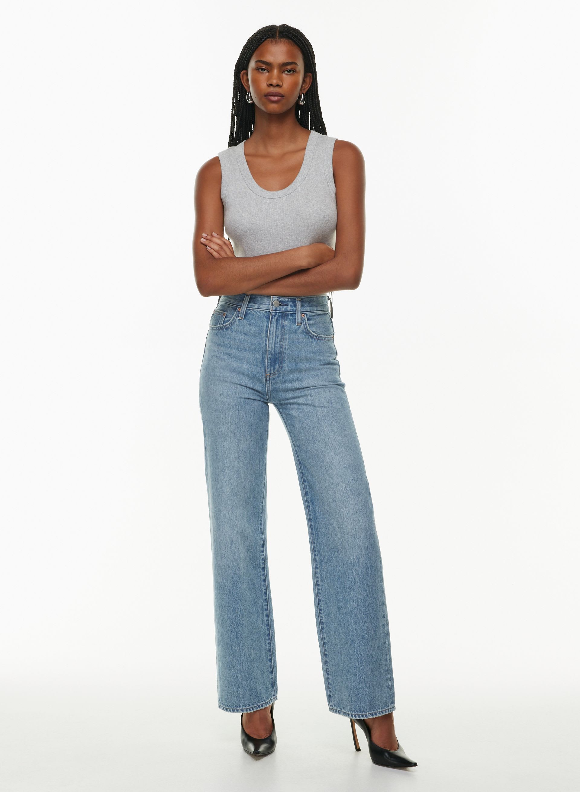 Denim Forum The '90s Winona Hi-Rise Wide Jean | Aritzia US