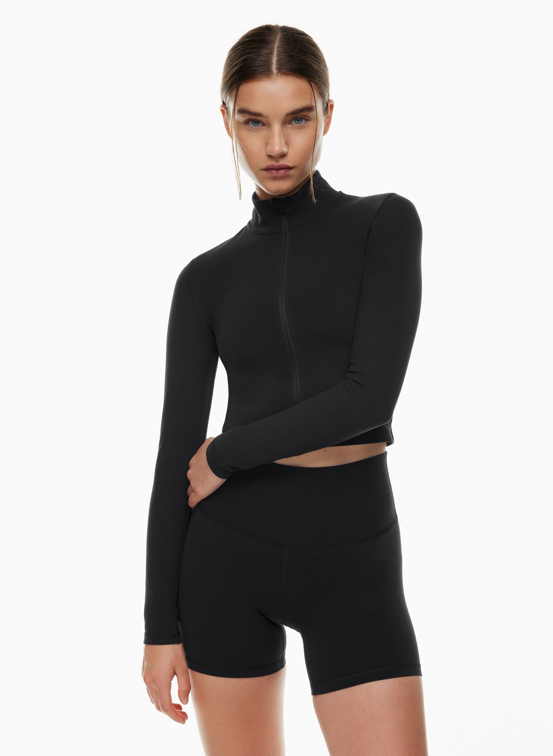 TnaBUTTER™ Limit Zip Longsleeve | Aritzia CA