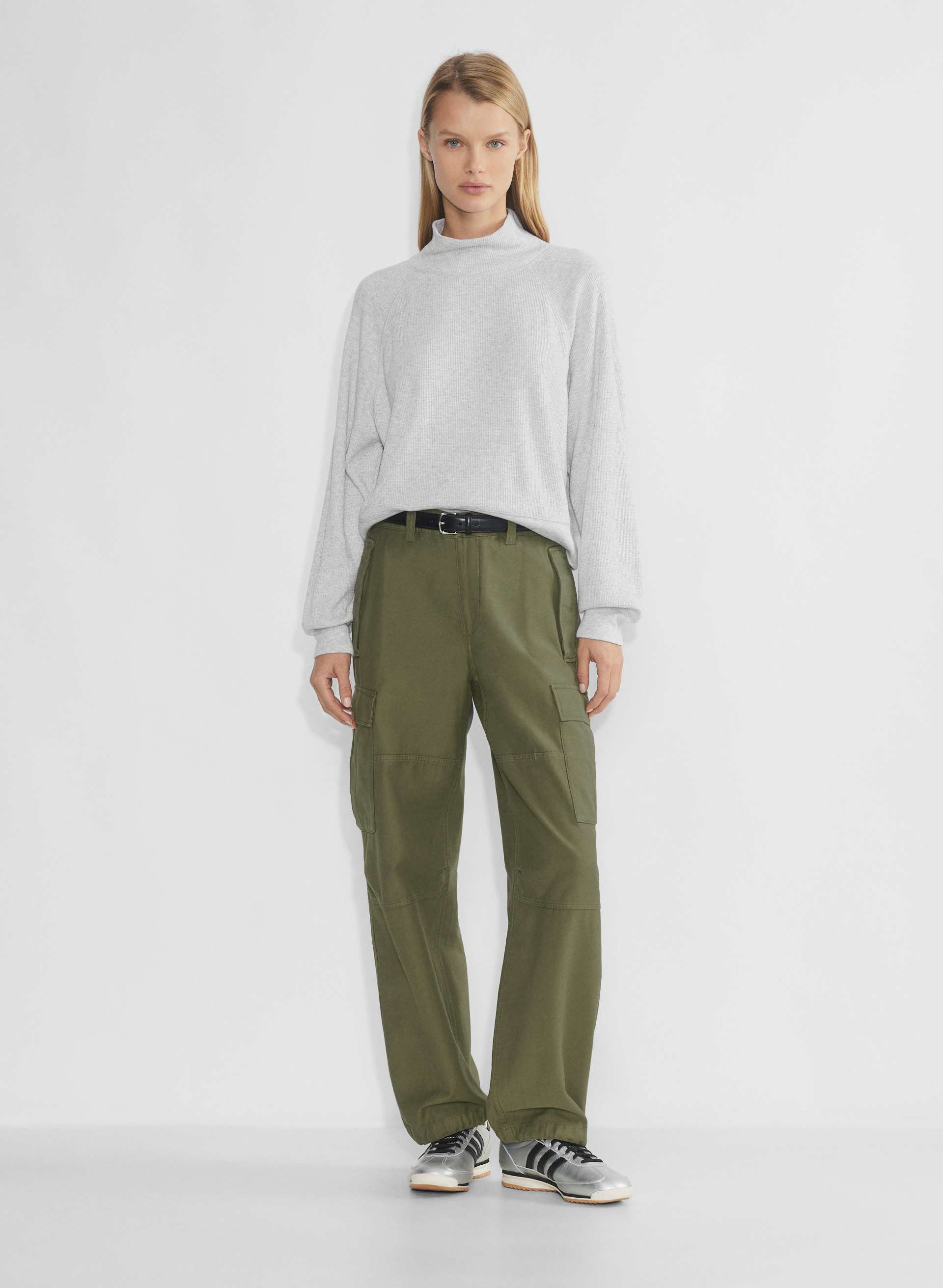 Waffle Wade Mockneck Sweater | Aritzia US