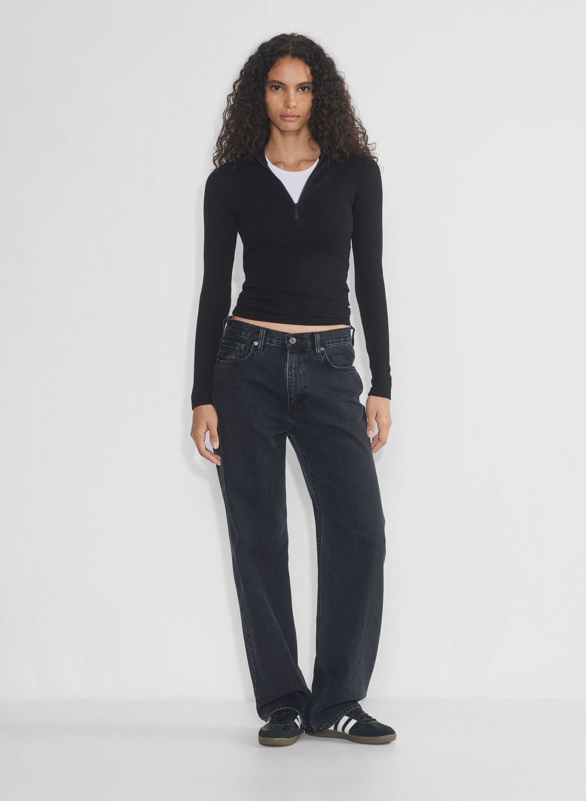 Homestretch™ Mockneck 1/2 Zip Longsleeve | Aritzia US