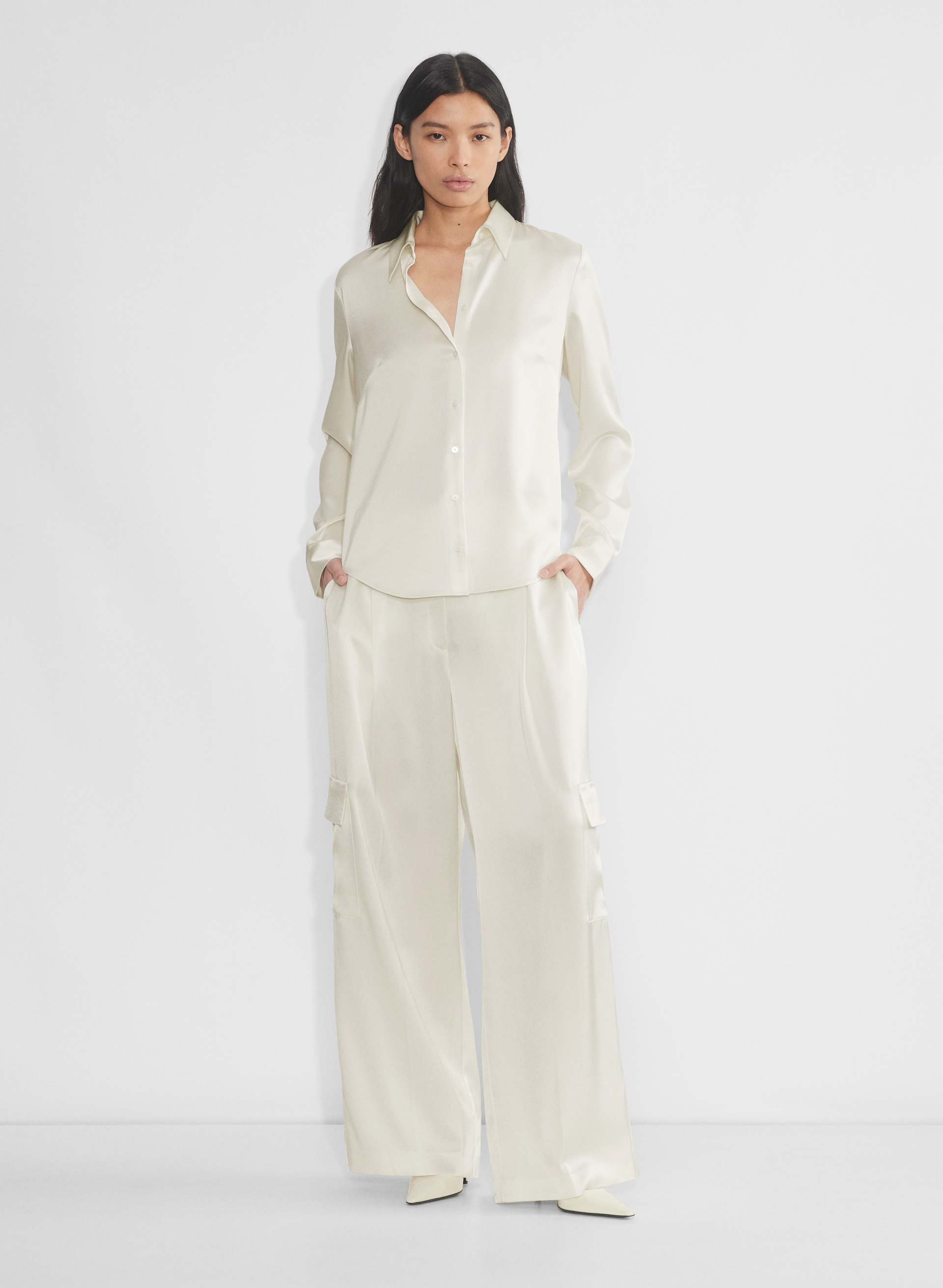 Industry Satin Shirt | Aritzia US