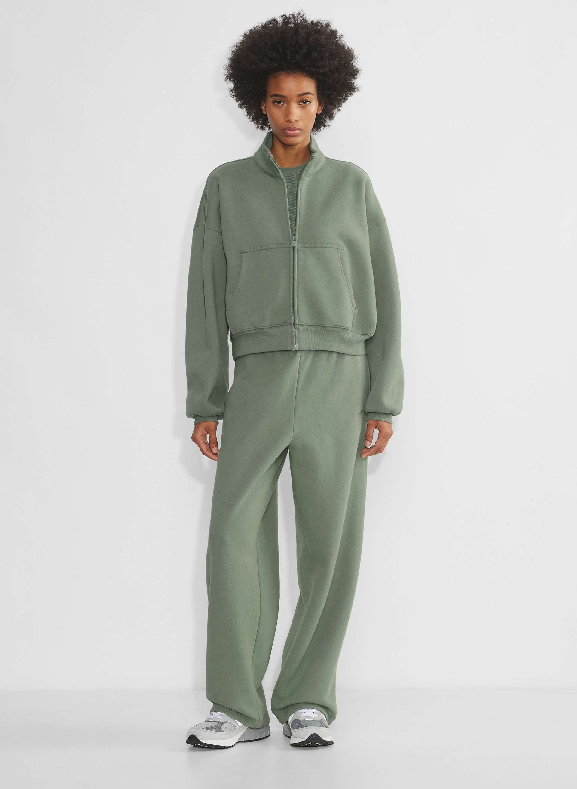 Cozy Fleece Mega Mockneck Zip-Up | Aritzia US