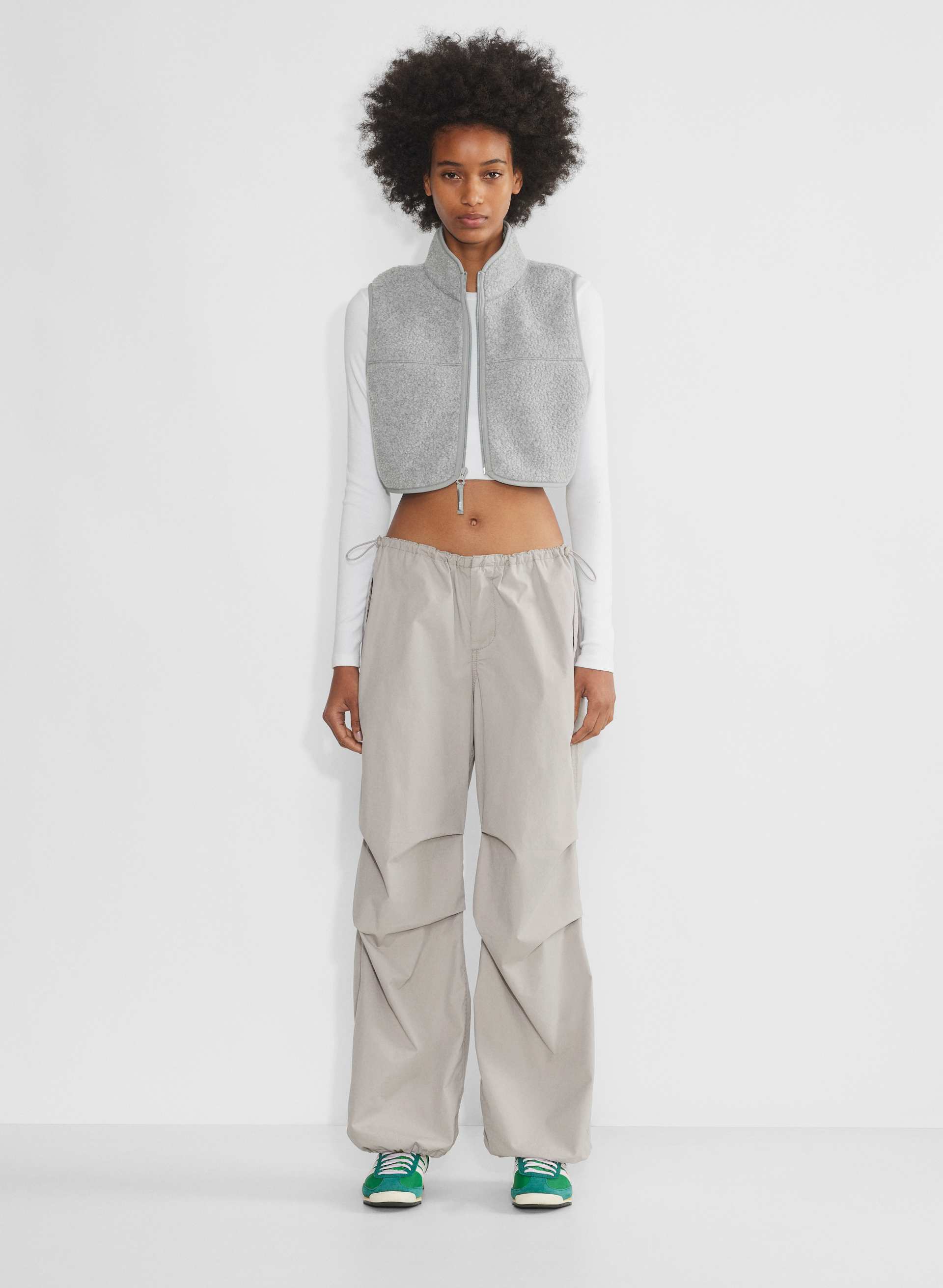 Polartec® Thermal Pro® Mockneck Cropped Vest | Aritzia US