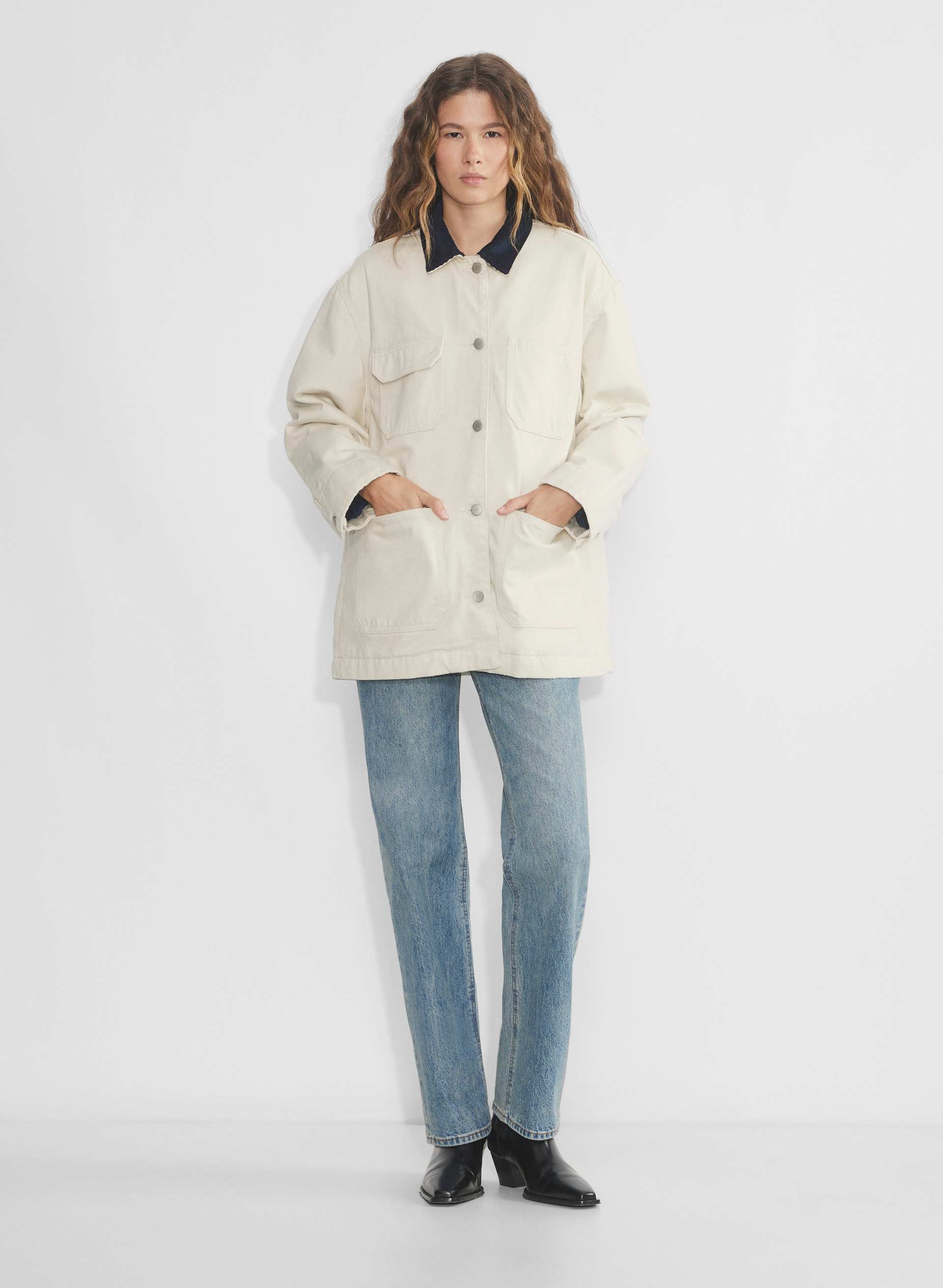 Denim Forum The '90s Denim Chore Coat | Aritzia US