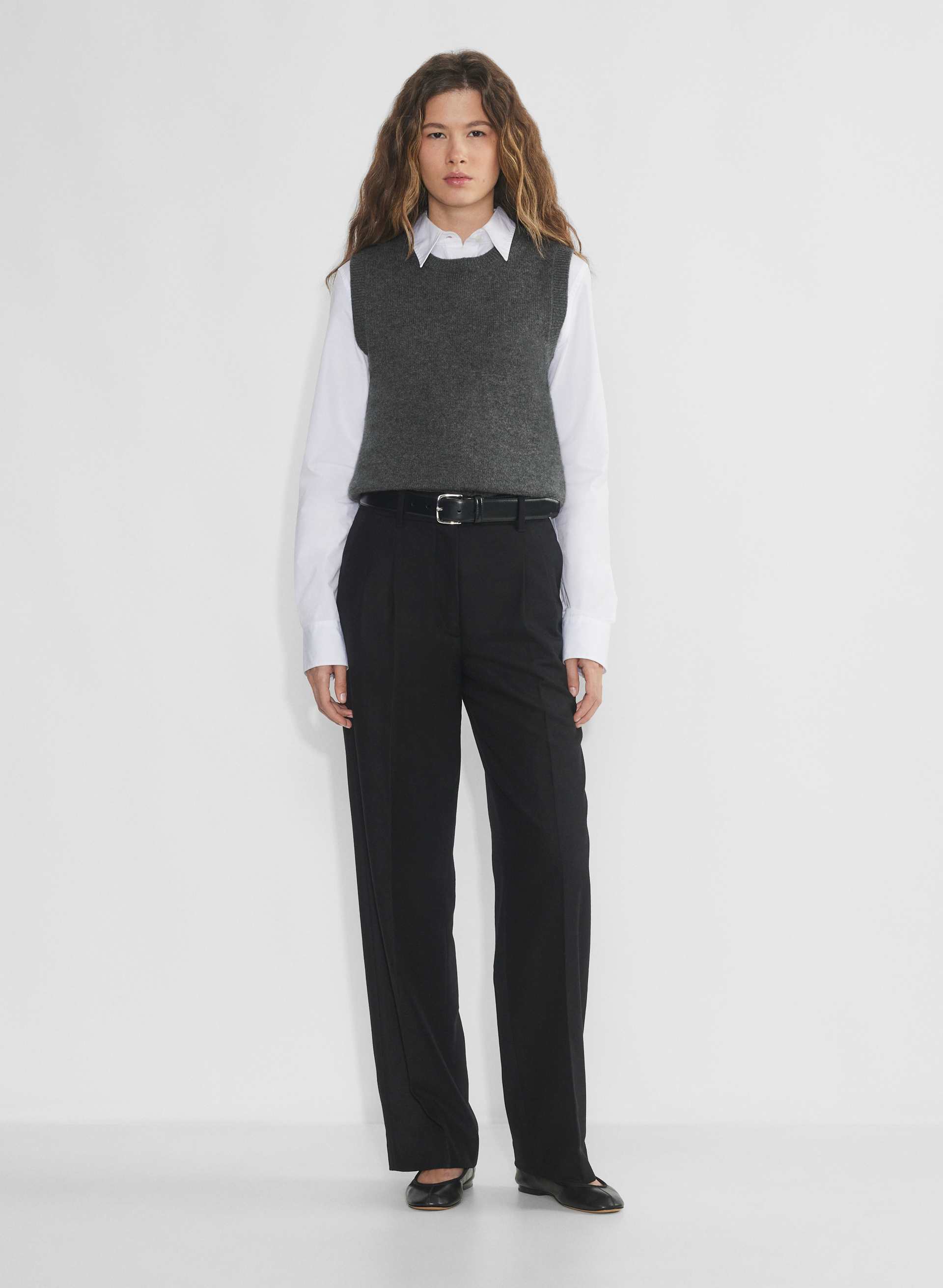The Effortless Pant - Precision Wool | Aritzia US