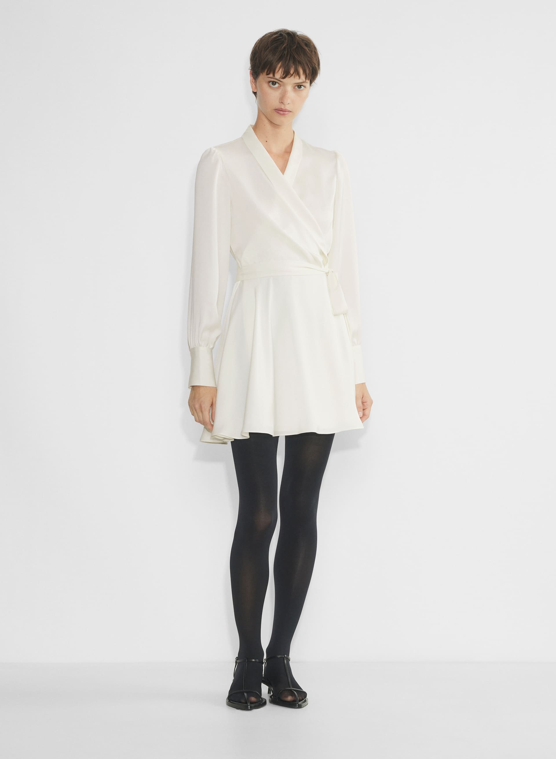 aritzia hyde mini dress Hyde Satin Mini Dress