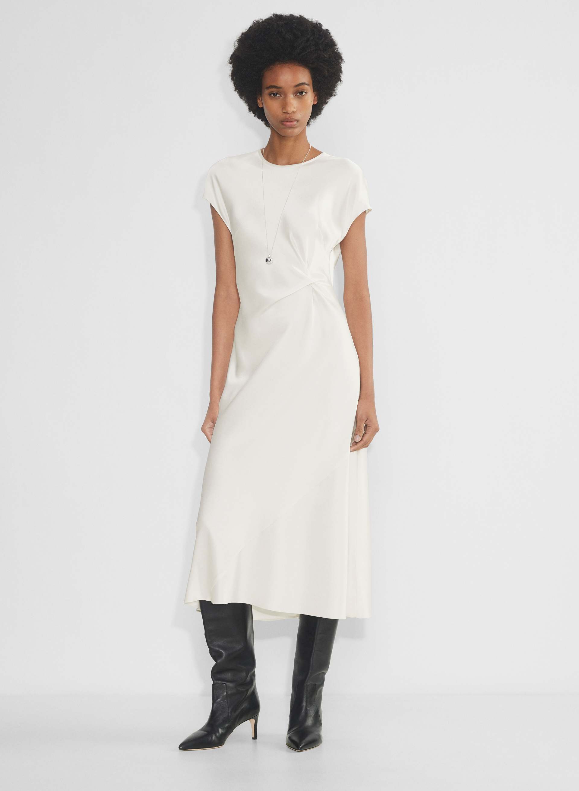 wilfred nicolette satin dress Nicolette Satin Dress