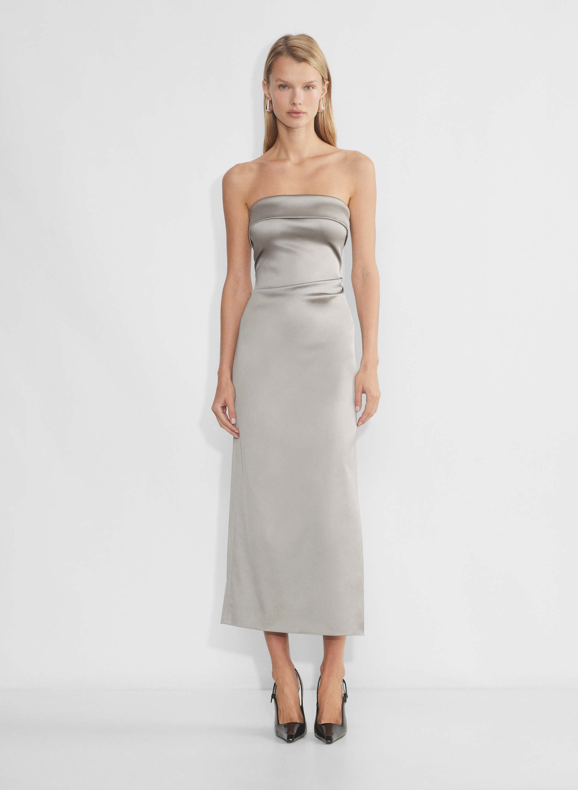 satin dress aritzia Exclusive Satin Dress