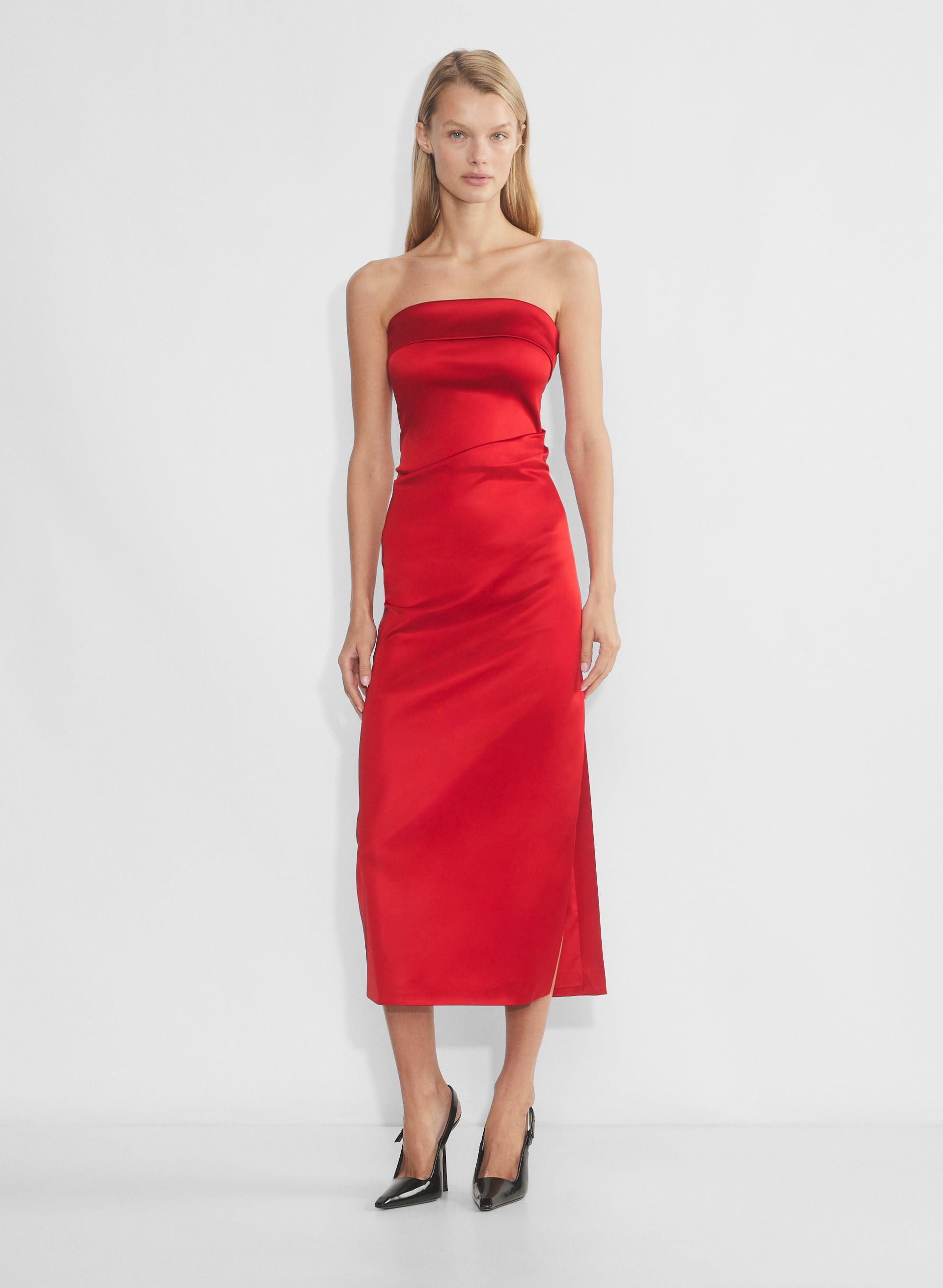 aritzia silk maxi dress Only Slip Satin Maxi Dress