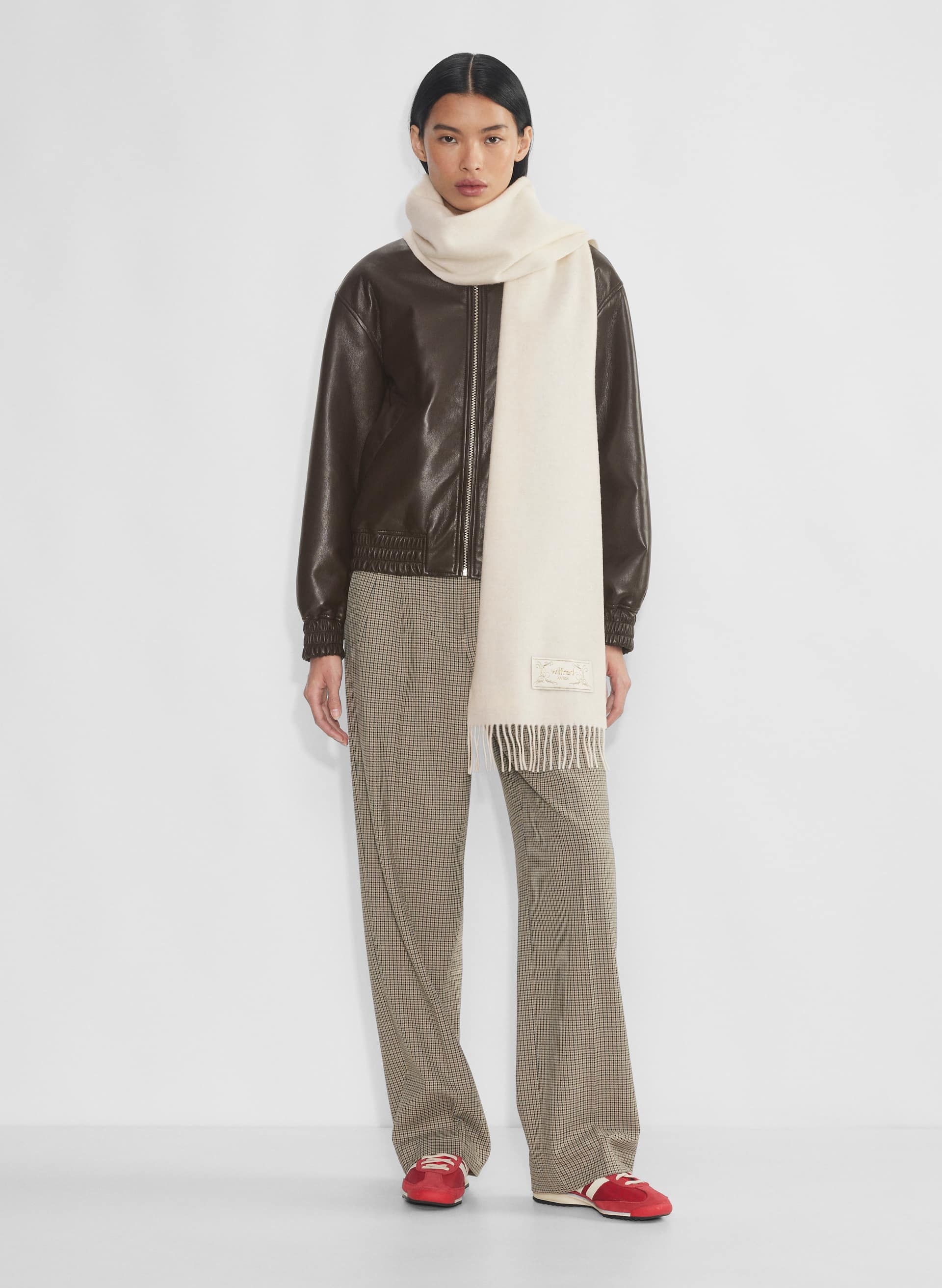 Wool Narrow Scarf | Aritzia US