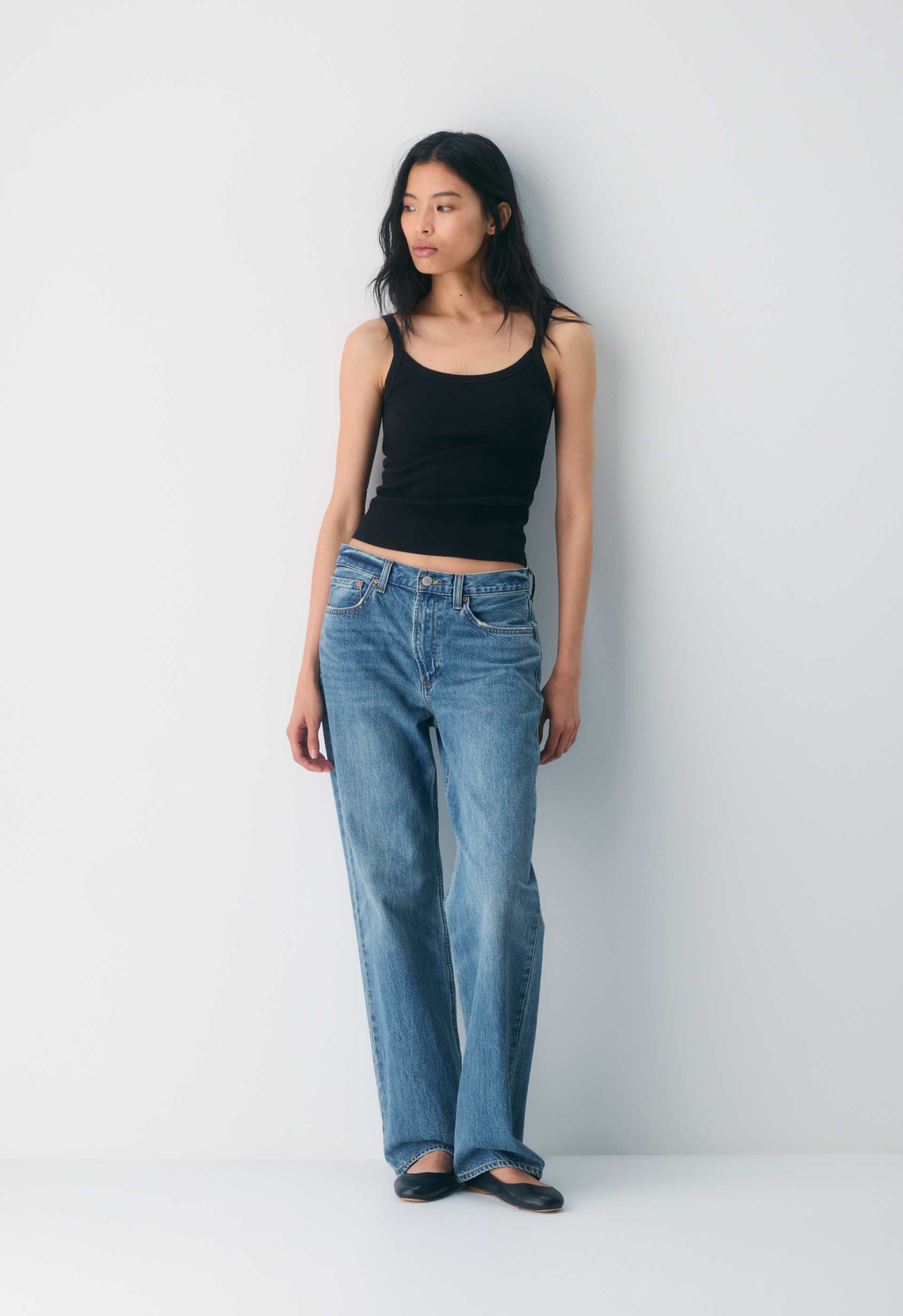 HomeStretch™ Rib Scoopneck Cami Tank