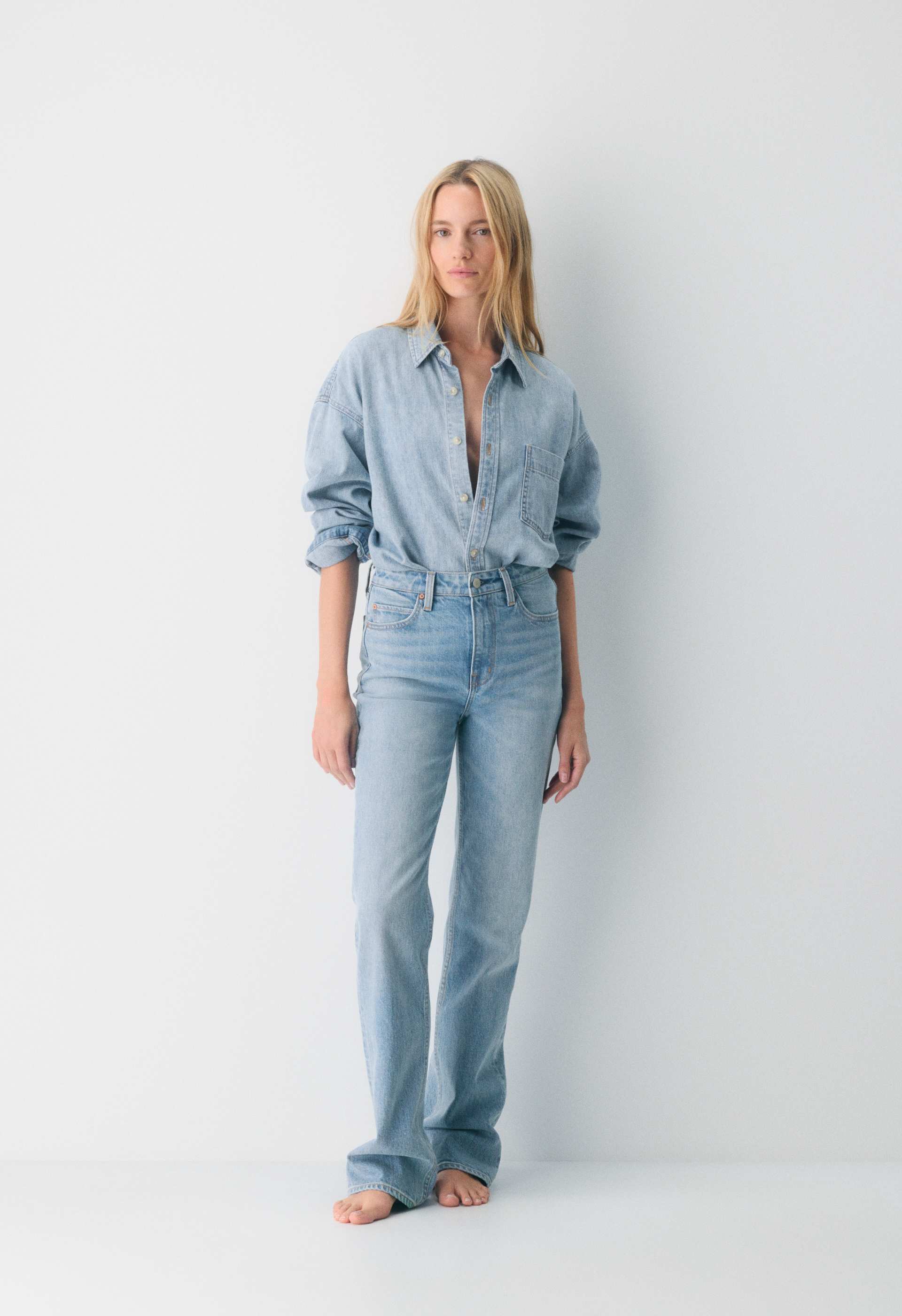 Denim Forum The '80s Comfy Denim Shirt