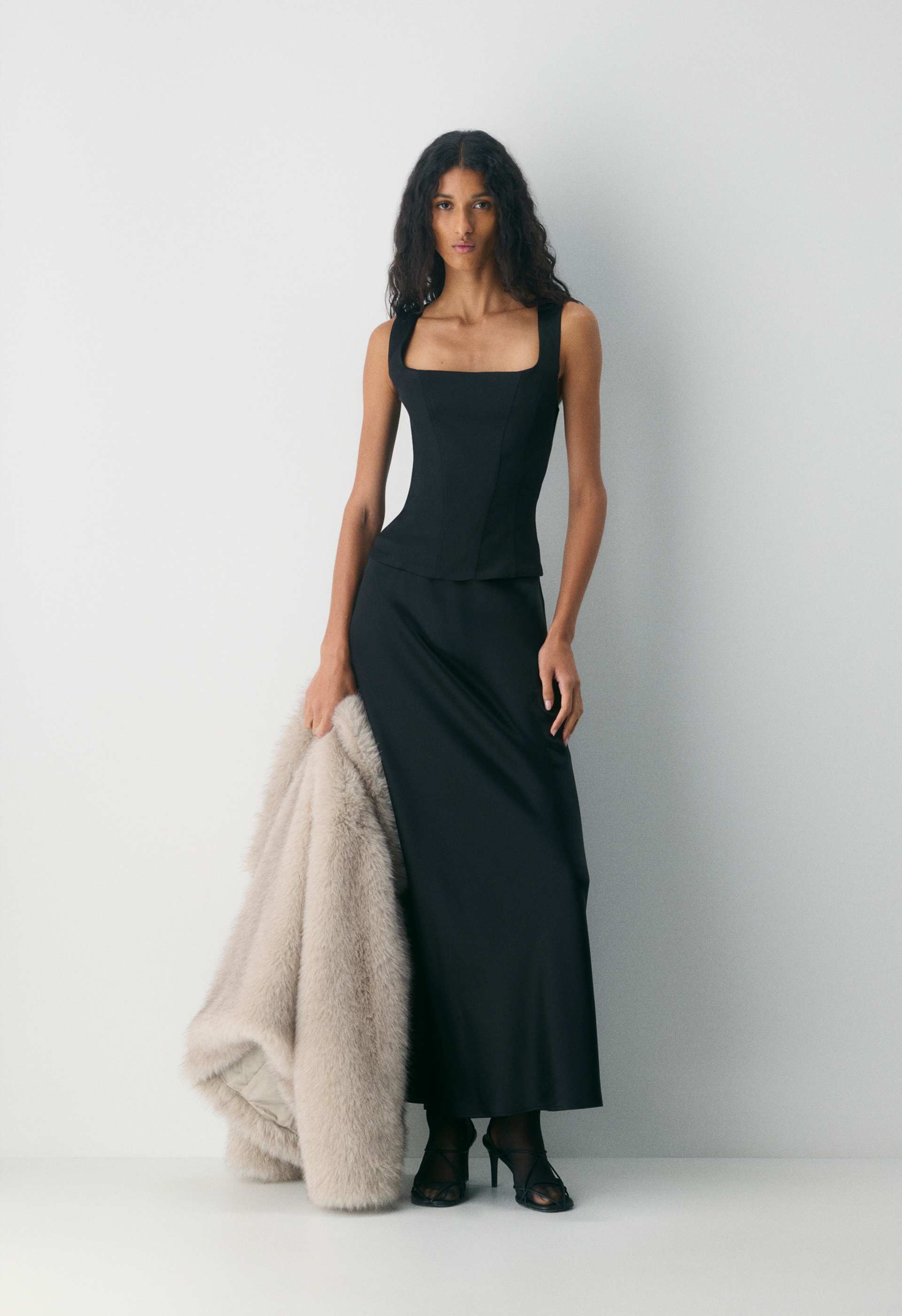 Caprice Satin Bustier | Aritzia CA