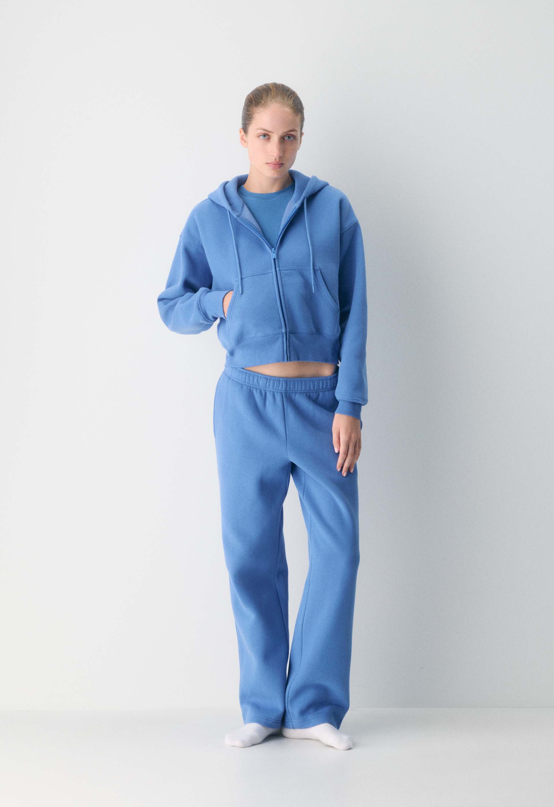 Cozy Sweatfleece Boyfriend Boxy Zip Hoodie