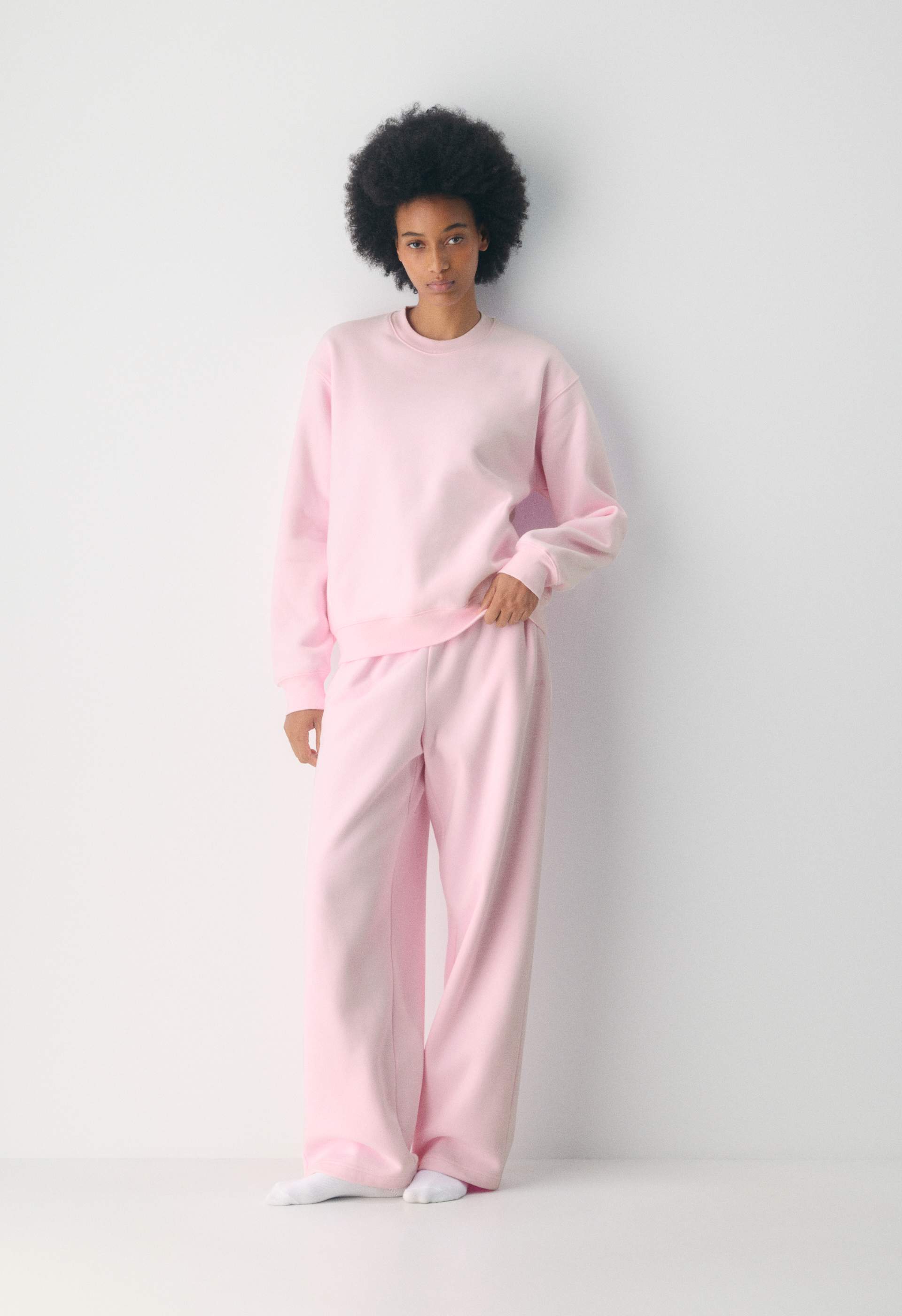 Cozy Sweatfleece Perfect Crew Sweatshirt