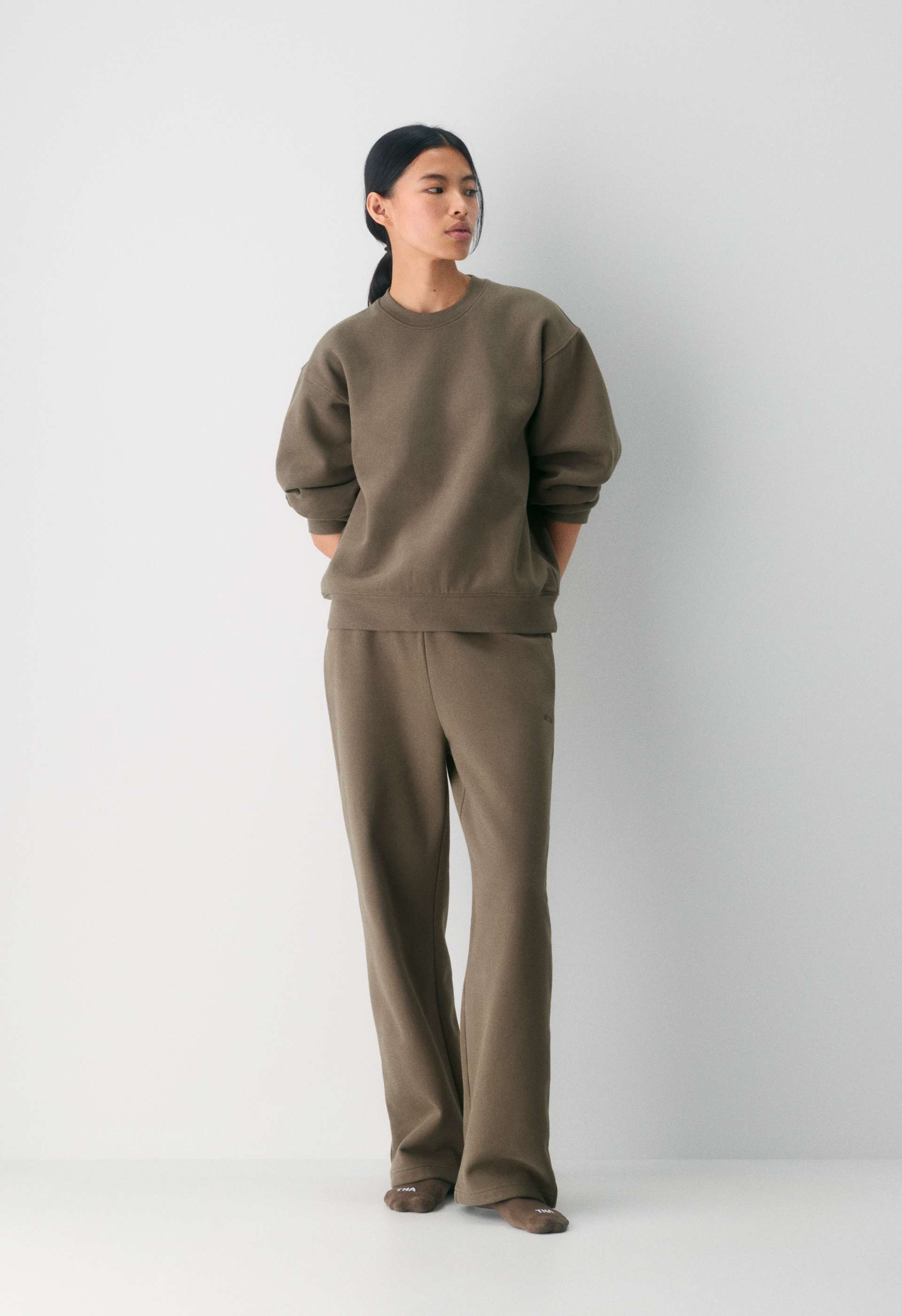 Cozy Sweatfleece Perfect Crew Sweatshirt